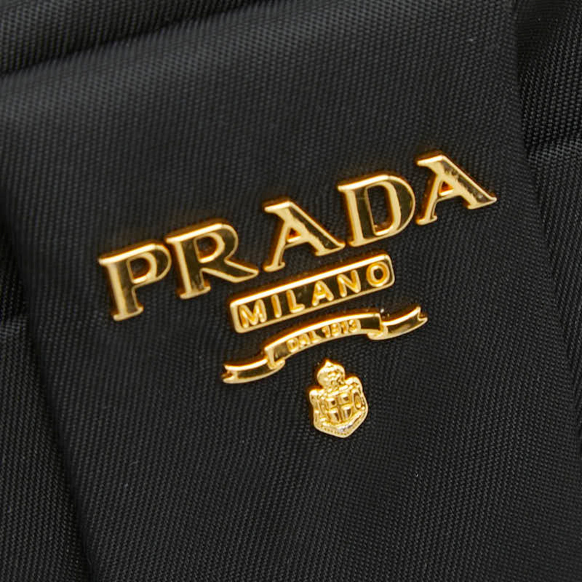 Prada Black Nylon Handbag Pouch (Pre-Owned)