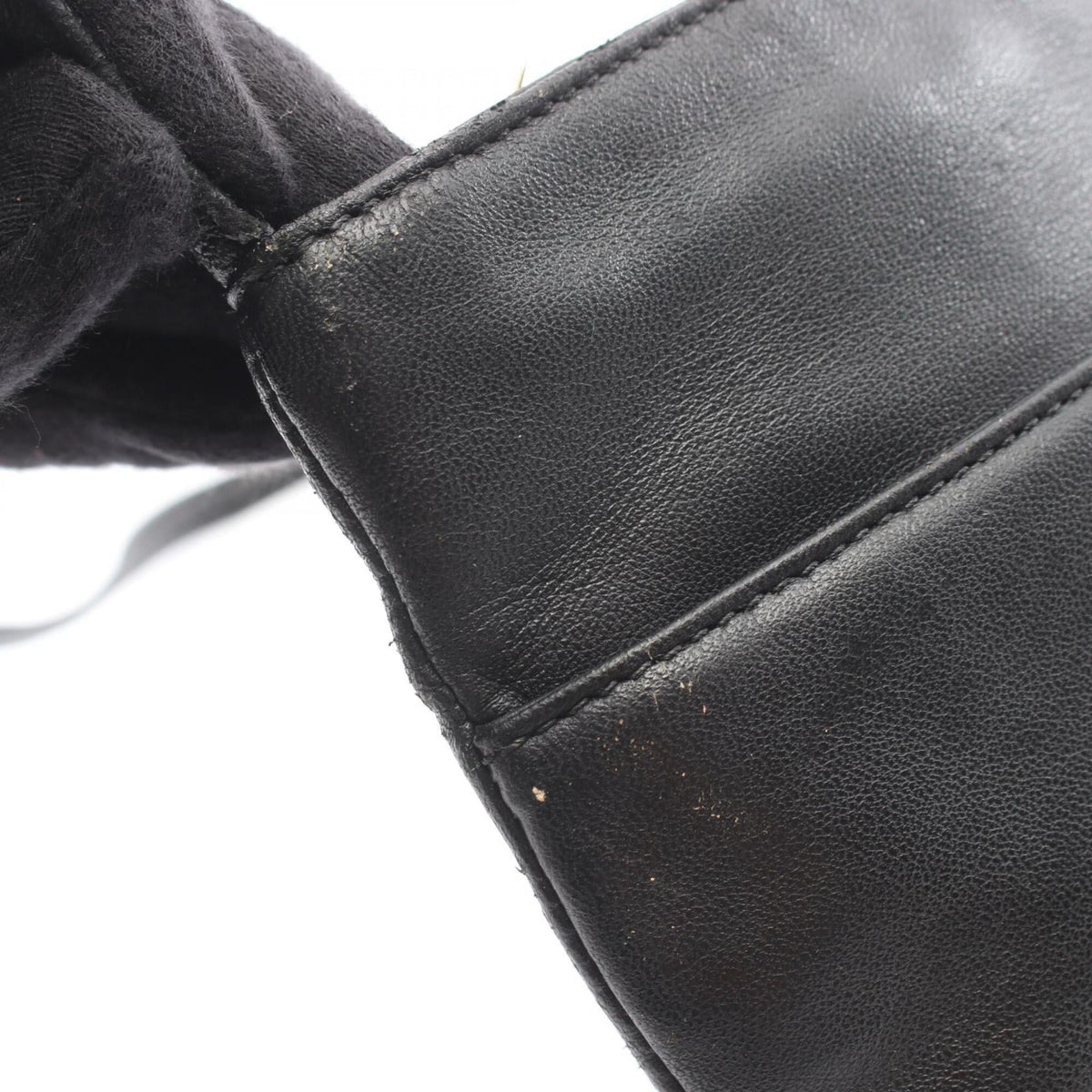 Loewe Black Leather Handbag Shoulder Bag (Pre-Owned)