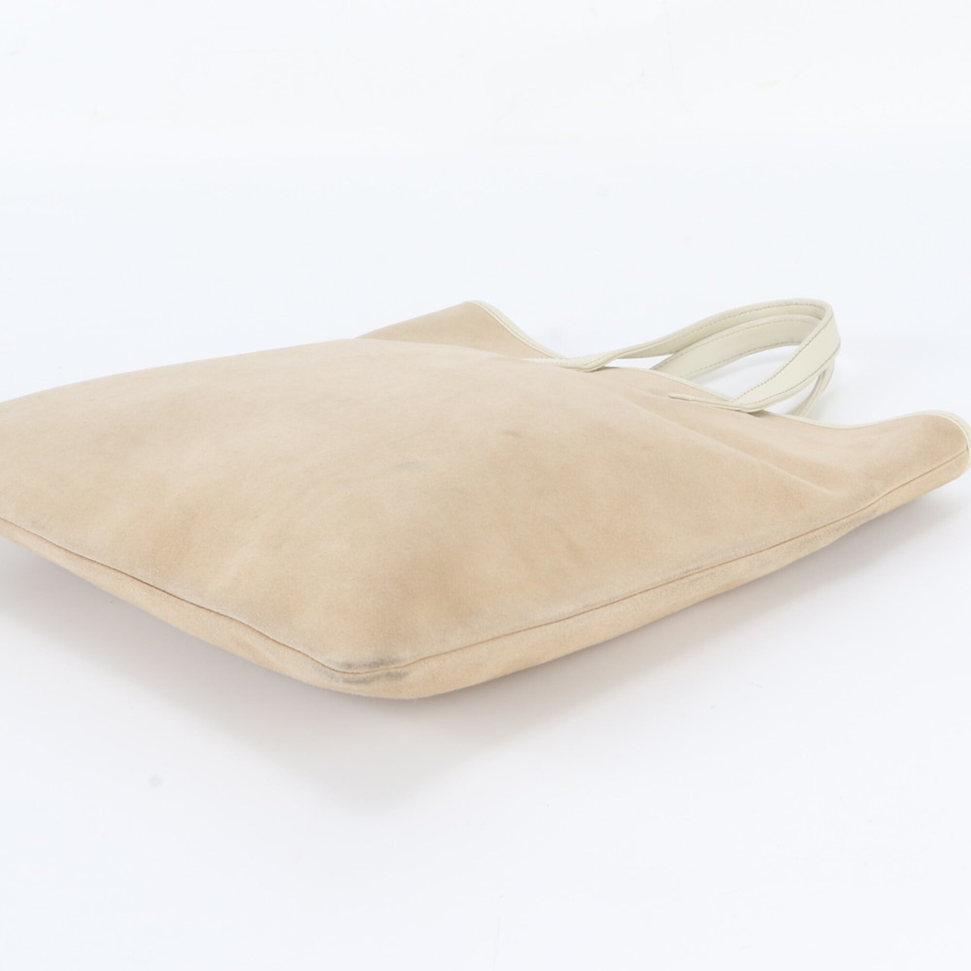 Loewe Beige Leather Handbag Shoulder Bag Tote Bag (Pre-Owned)