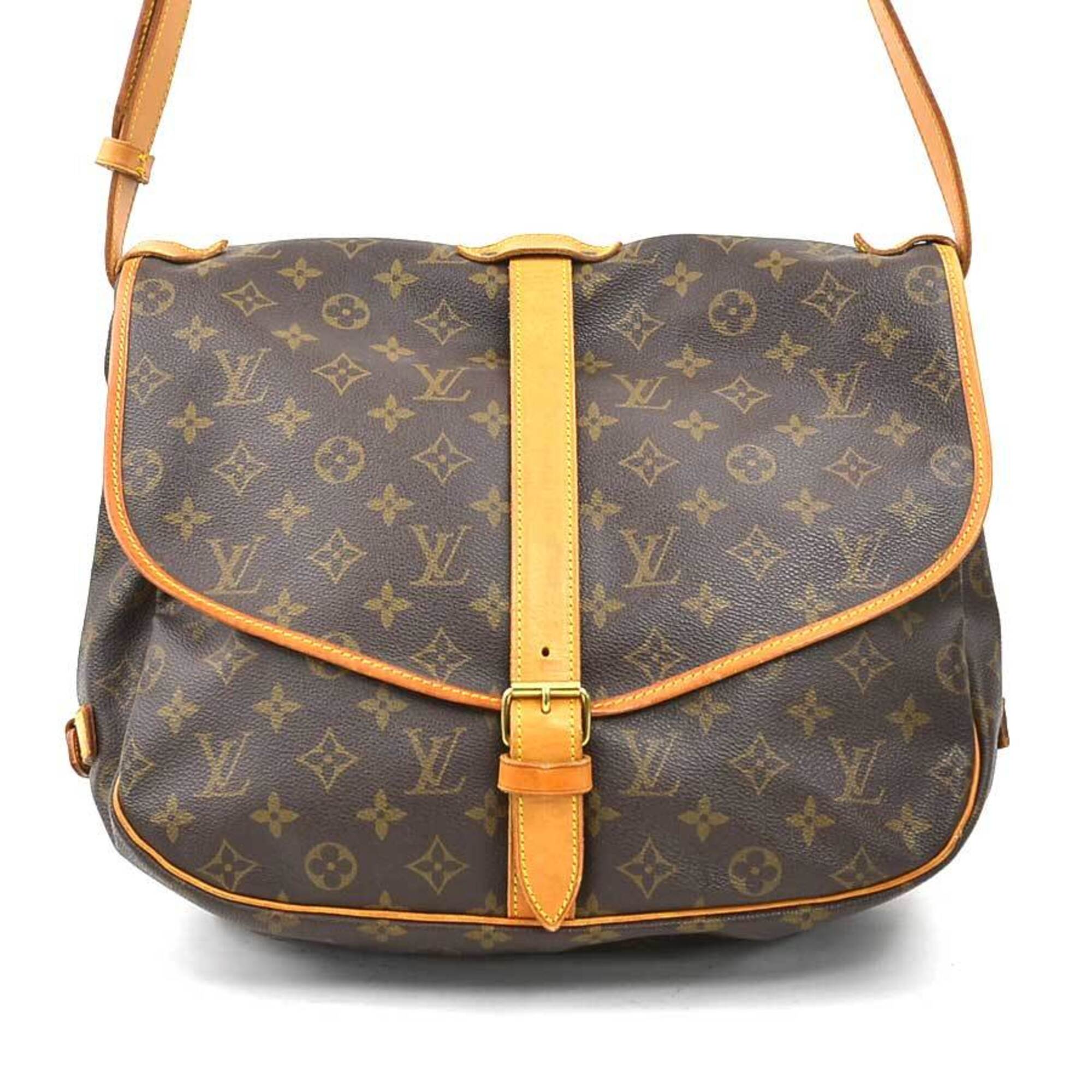 Louis Vuitton Brown Monogram Monogram Shoulder Bag (Pre-Owned)