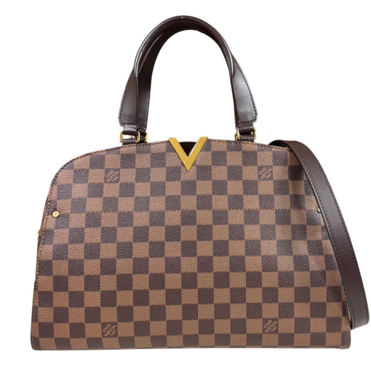Louis Vuitton Damier Brown Damier Canvas Shoulder Bag (Pre-Owned)