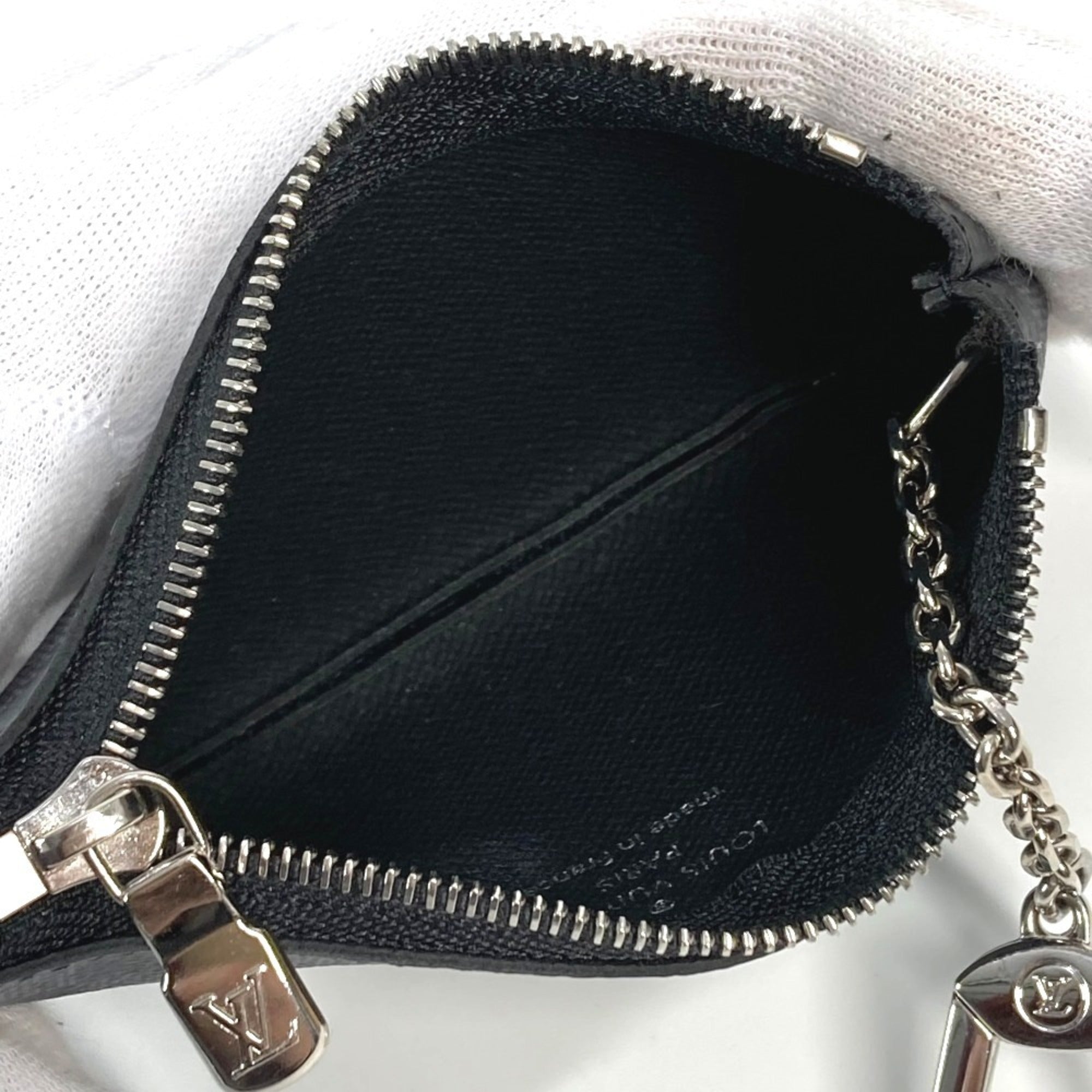 Louis Vuitton Black Damier Graphite Coin Purse/Coin Case (Pre-Owned)