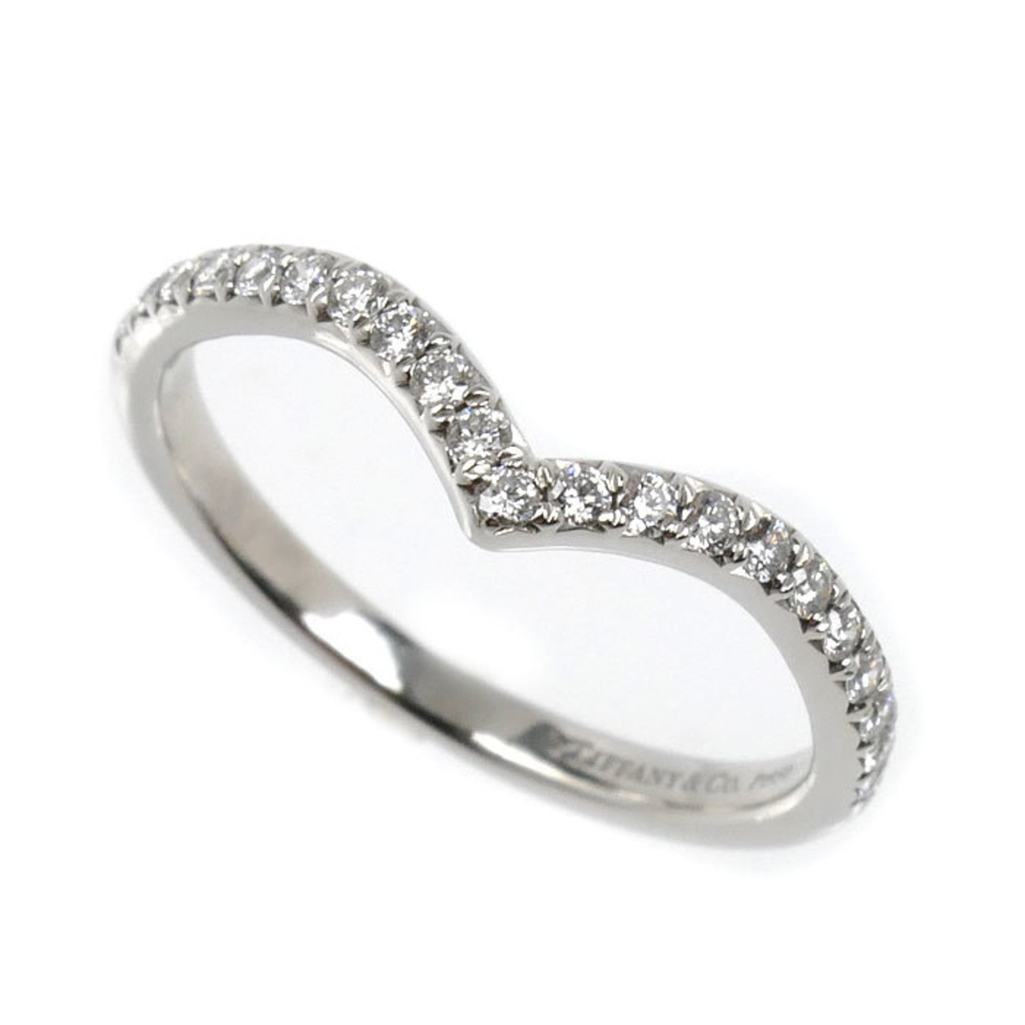 Tiffany Platinum 950 Band Ring (Pre-Owned)