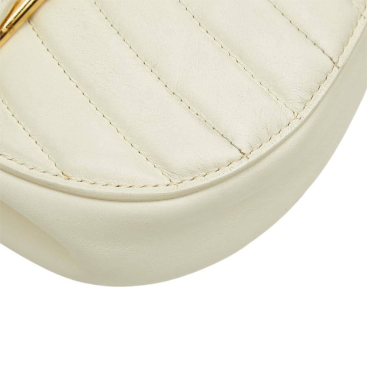 Chloé Ivory Leather Shoulder Bag (Pre-Owned)
