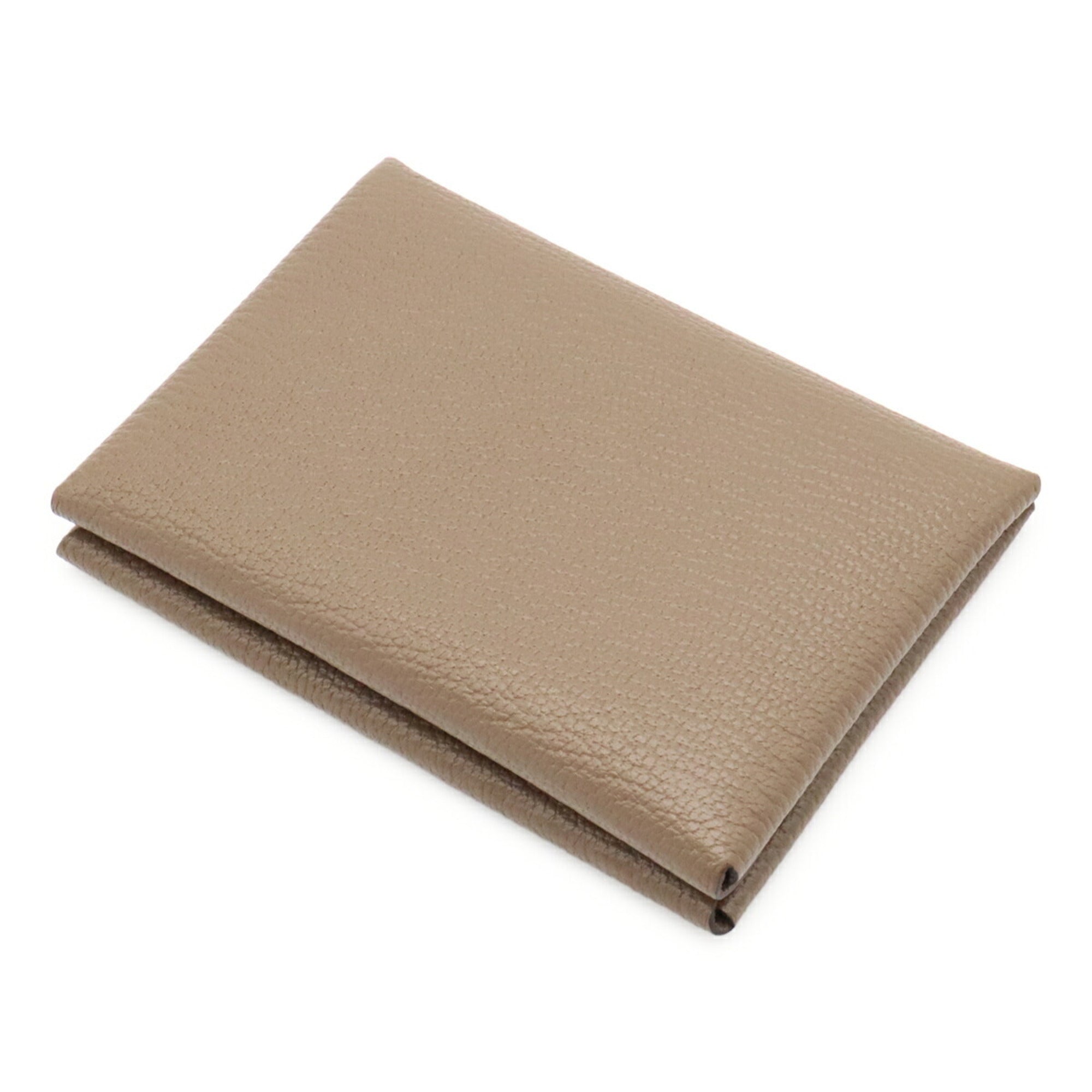 Hermes Etoupe Gray Grayish Leather Coin Purse/Coin Case (Pre-Owned)