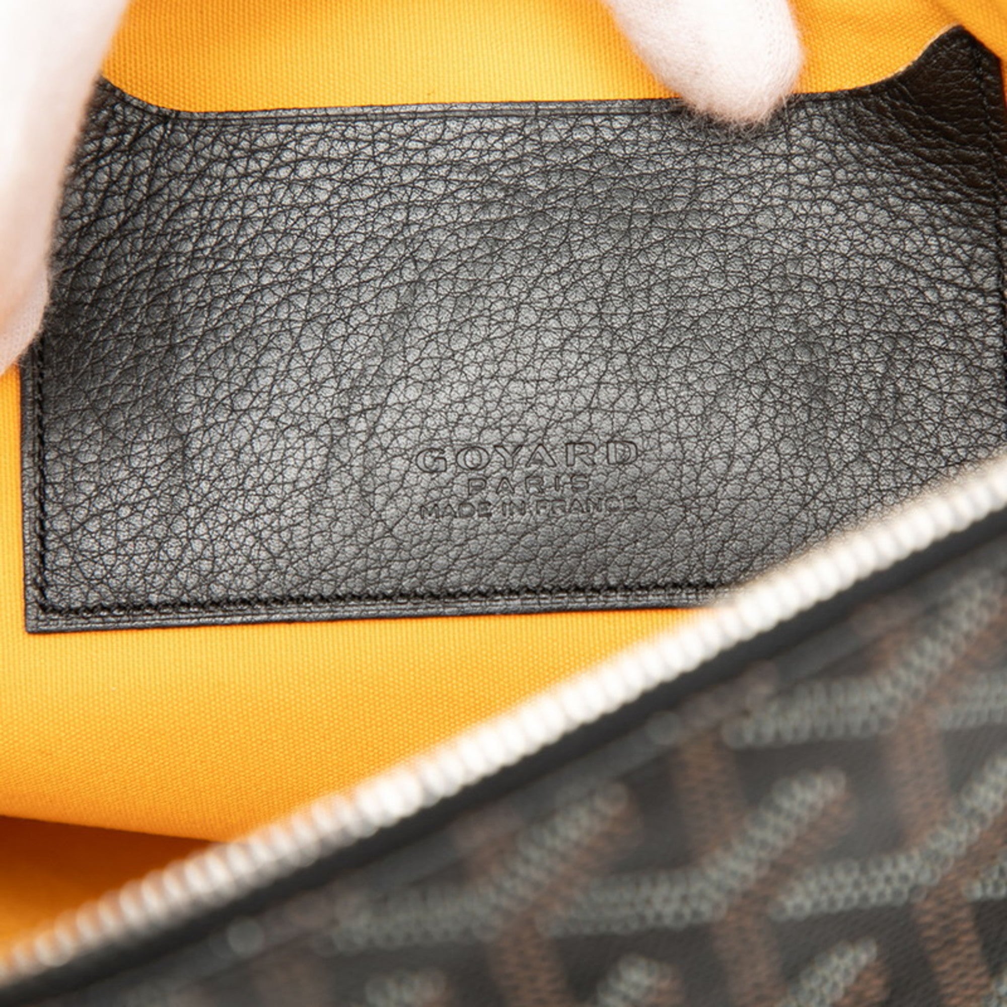Goyard Brown White Pvc Clutch Bag (Pre-Owned)