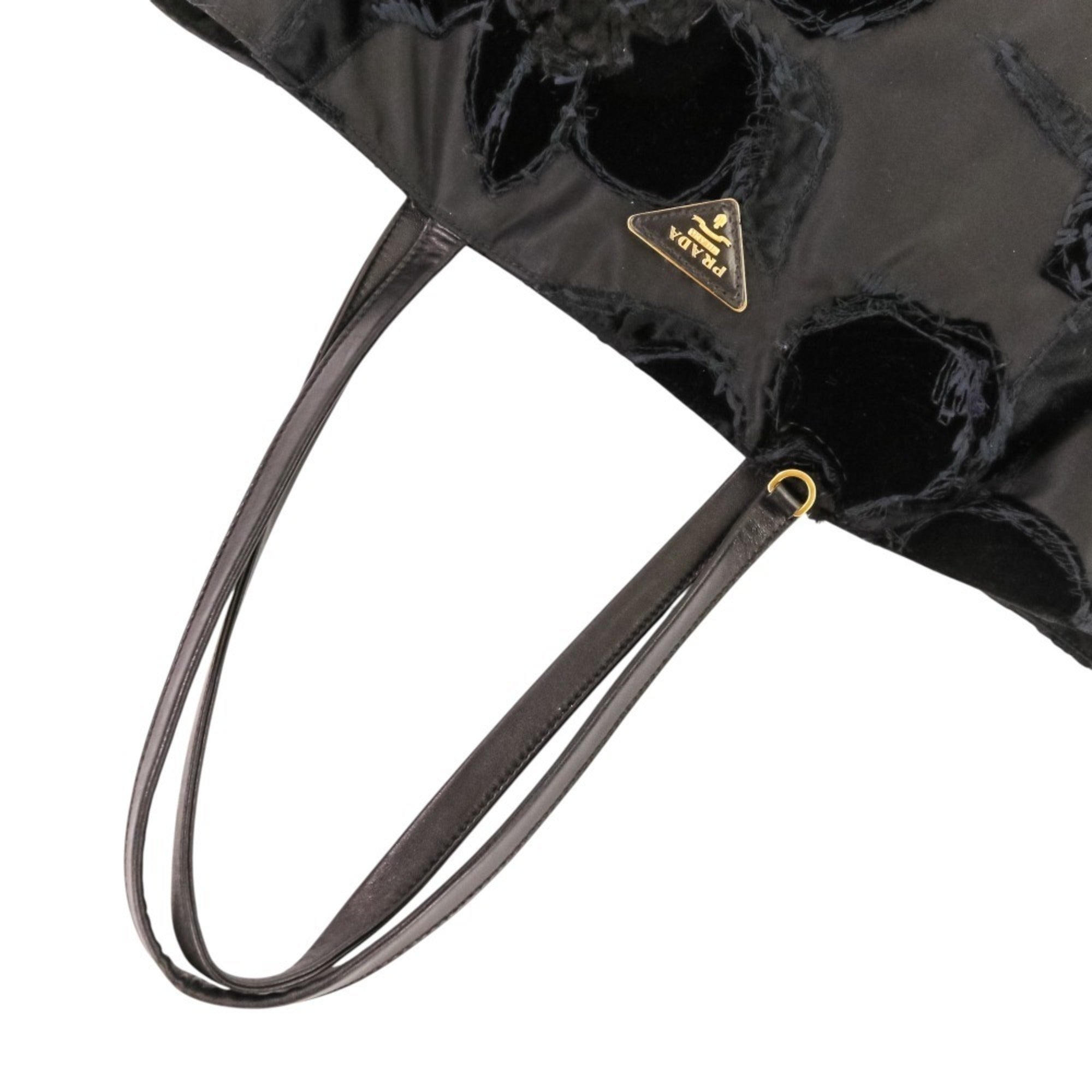 Prada Black Nylon Tote Bag (Pre-Owned)