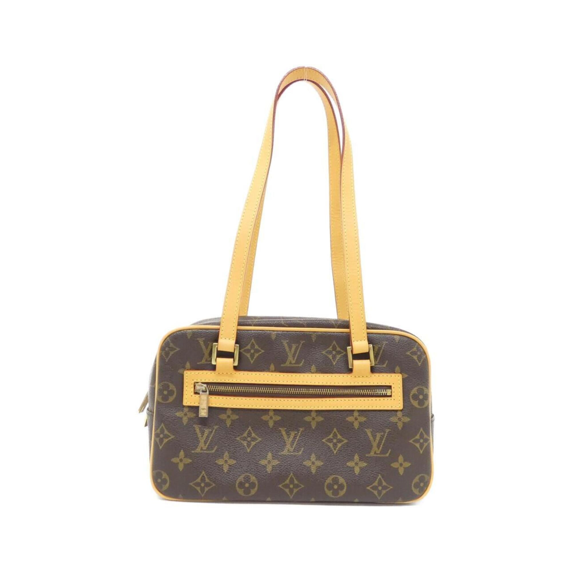 Louis Vuitton Marron Coated Canvas Shoulder Bag (Pre-Owned)