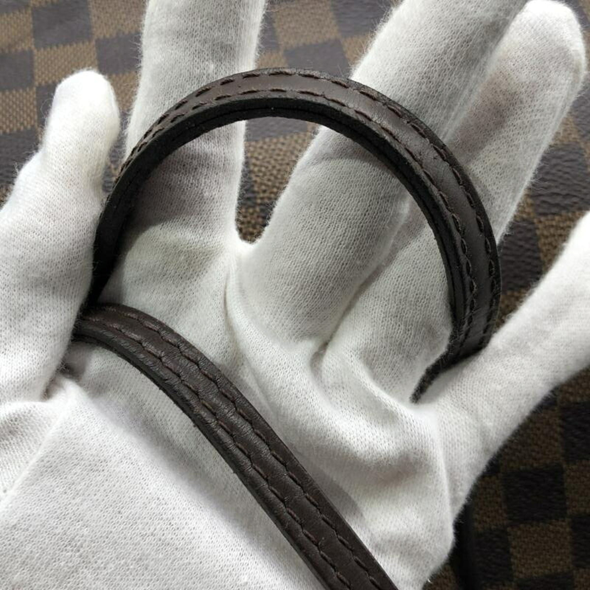 Louis Vuitton Brown Damier Canvas Tote Bag (Pre-Owned)