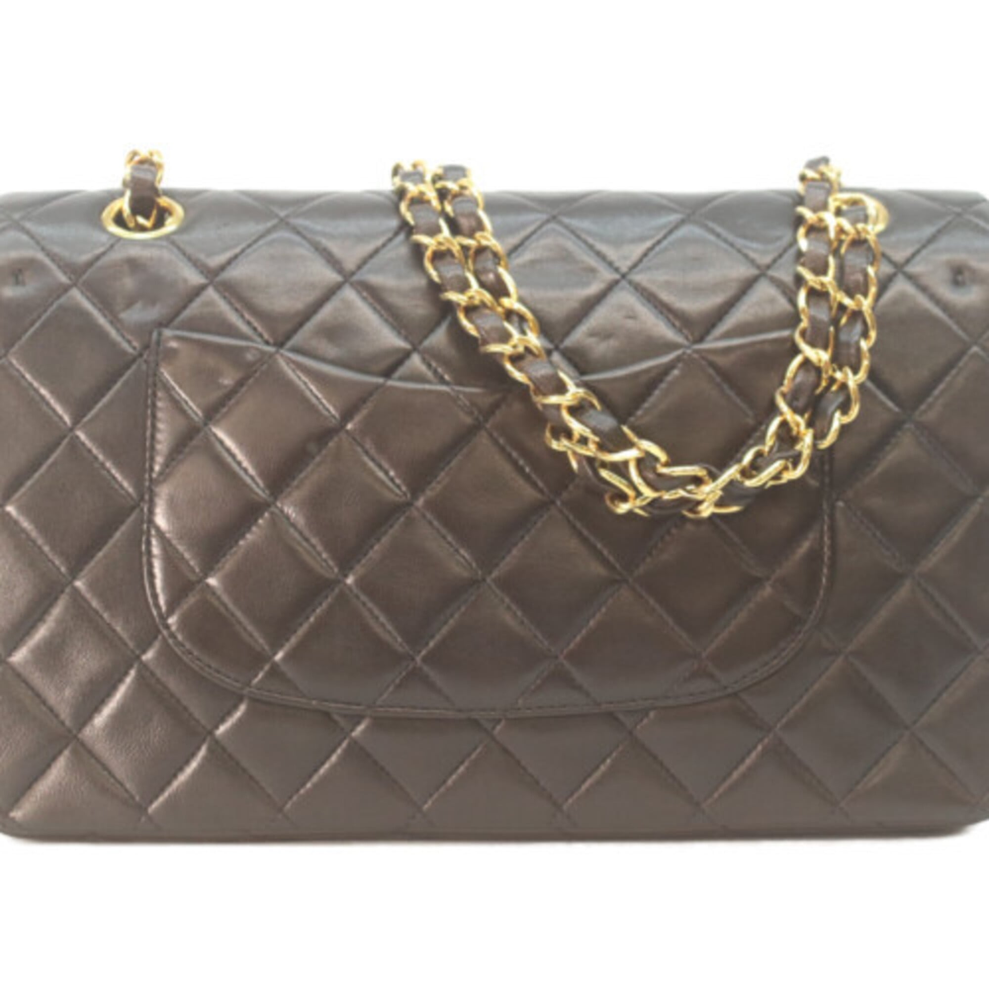 Chanel Black Leather Shoulder Bag (Pre-Owned)
