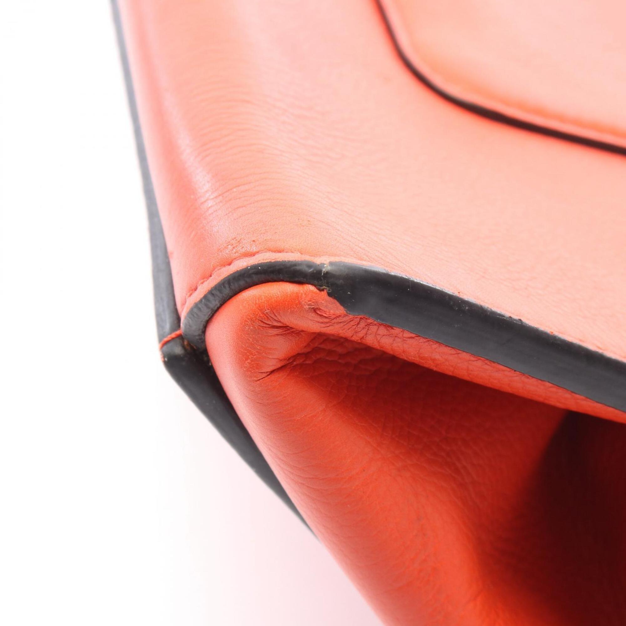Celine Orange Leather Handbag (Pre-Owned)