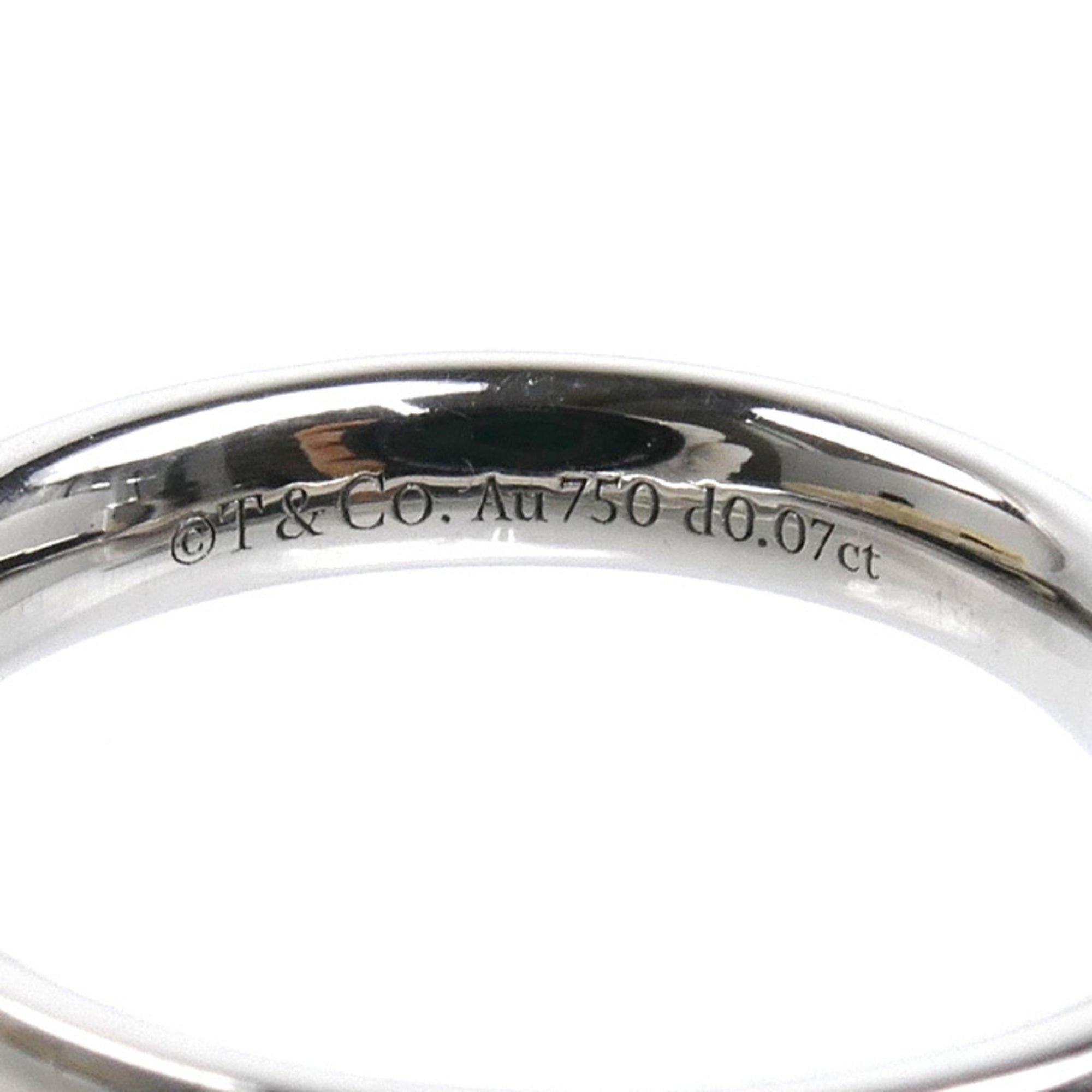 Tiffany White Gold (18K) Band Ring (Pre-Owned)