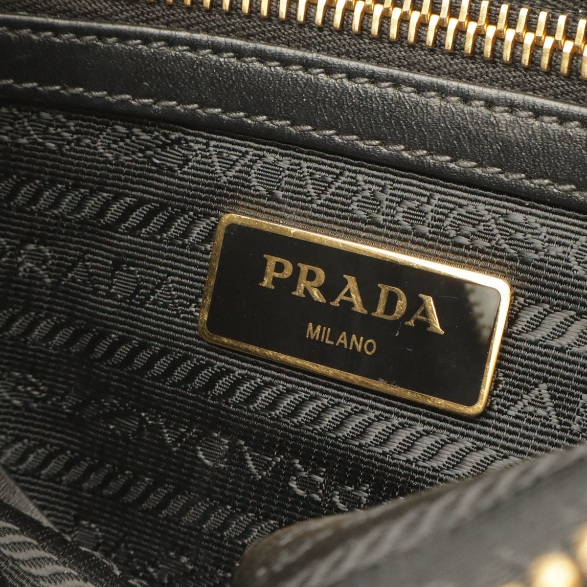 Prada Black Nero Nylon Clutch Bag Pochette Shoulder Bag (Pre-Owned)