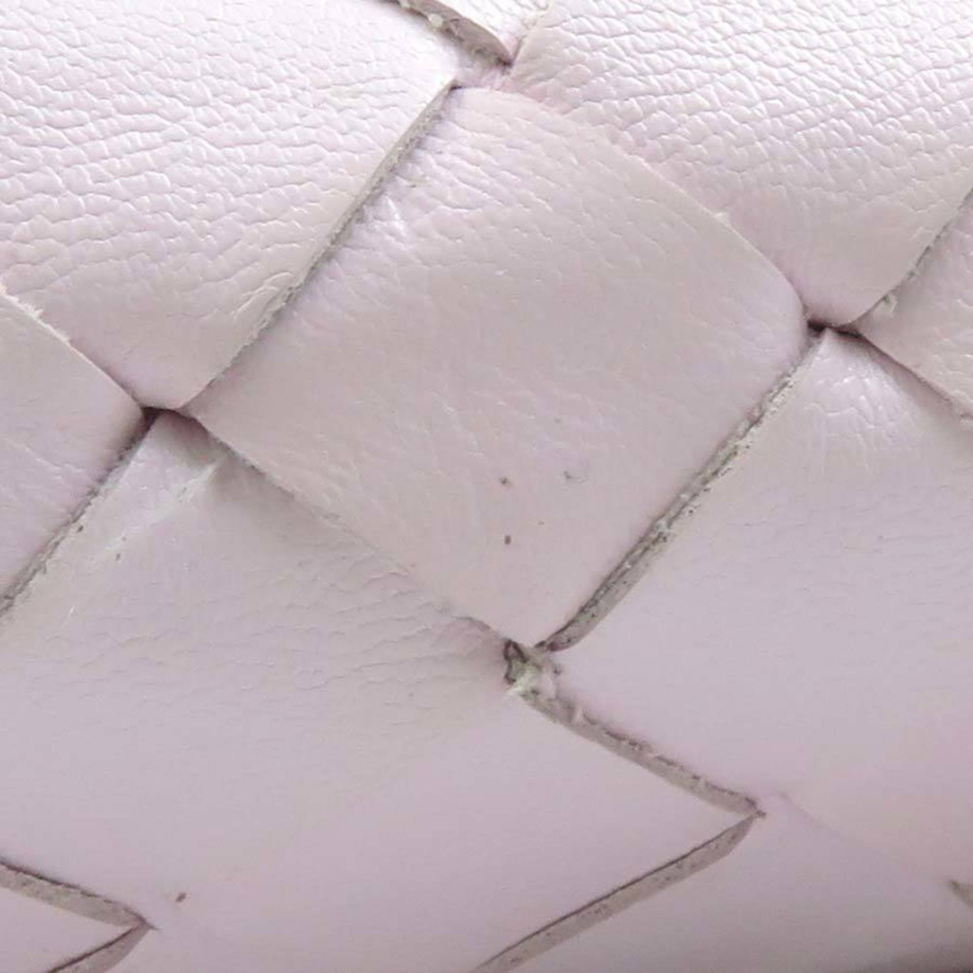 Bottega Veneta Light Pink Intrecciato Handbag Shoulder Bag (Pre-Owned)