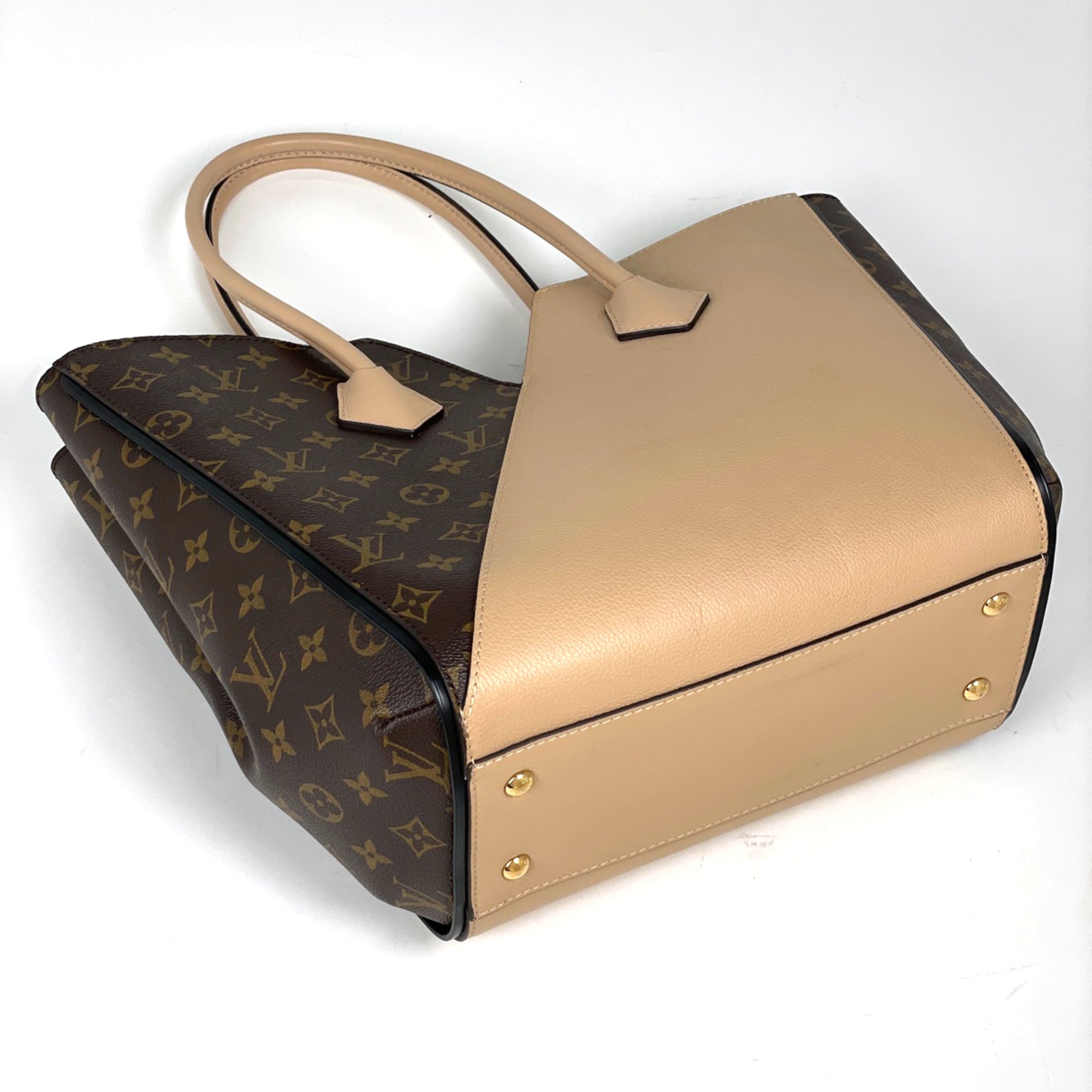 Louis Vuitton Beige Brown Monogram Tote Bag (Pre-Owned)