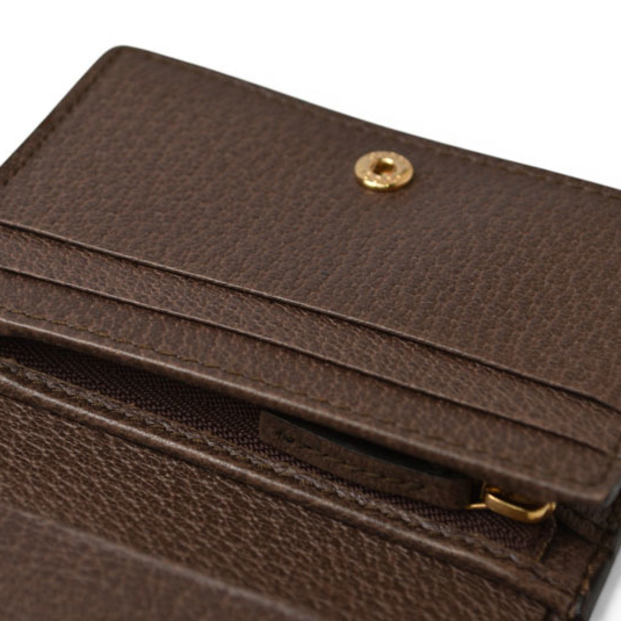 Gucci Ophidia Beige Brown Gg Supreme Wallet (Bi-Fold) (Pre-Owned)
