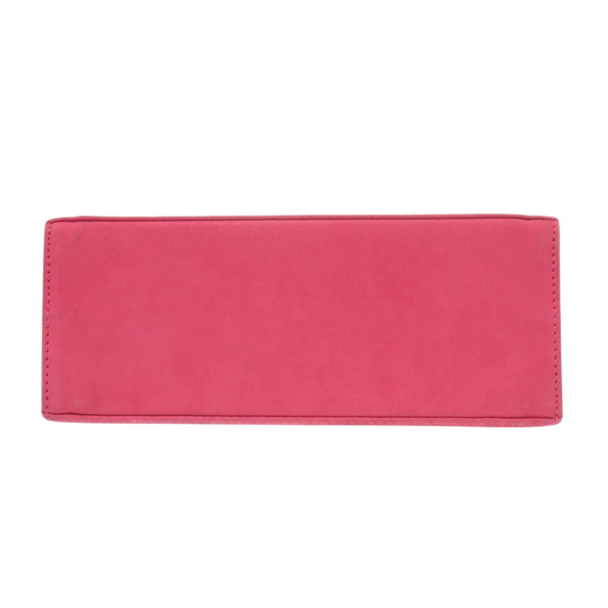 Salvatore Ferragamo Pink Suede Handbag Shoulder Bag (Pre-Owned)