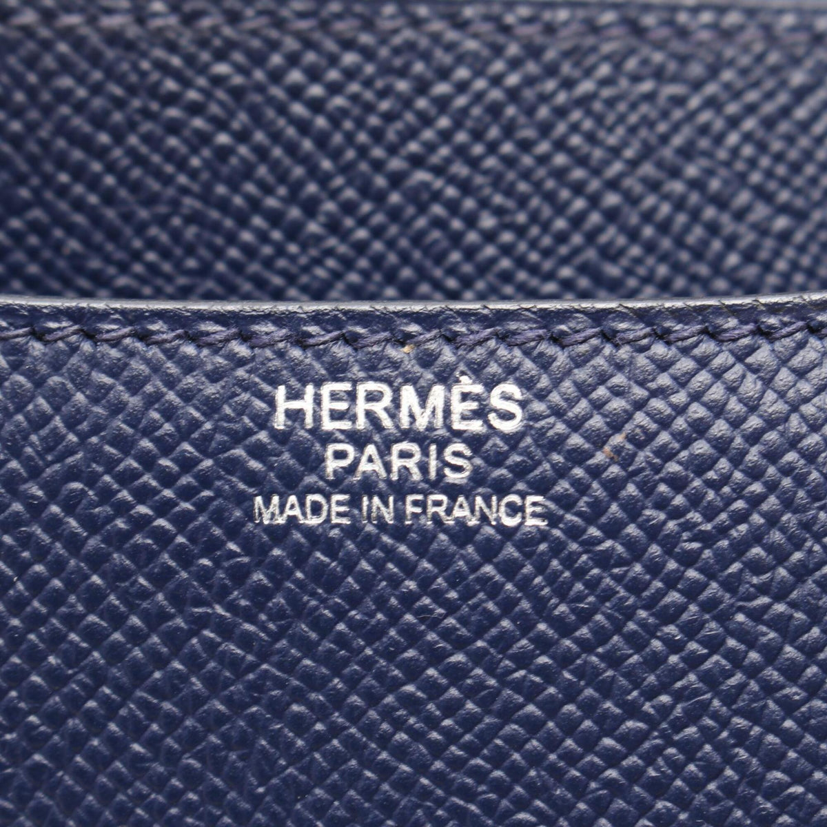 Hermes Bleu Saphir Navy Epsom Leather Handbag Shoulder Bag (Pre-Owned)