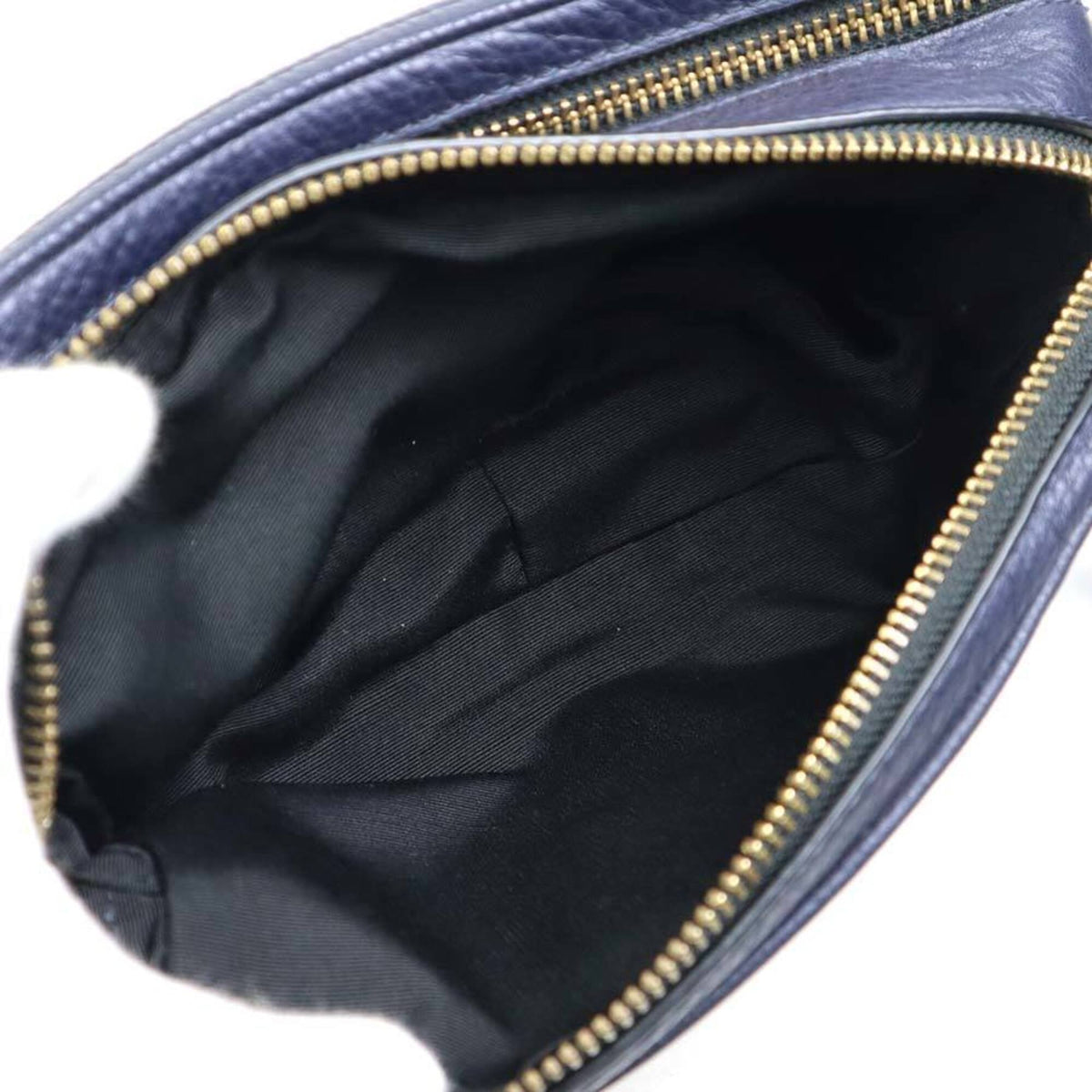Marc Jacobs Navy Leather Handbag (Pre-Owned)