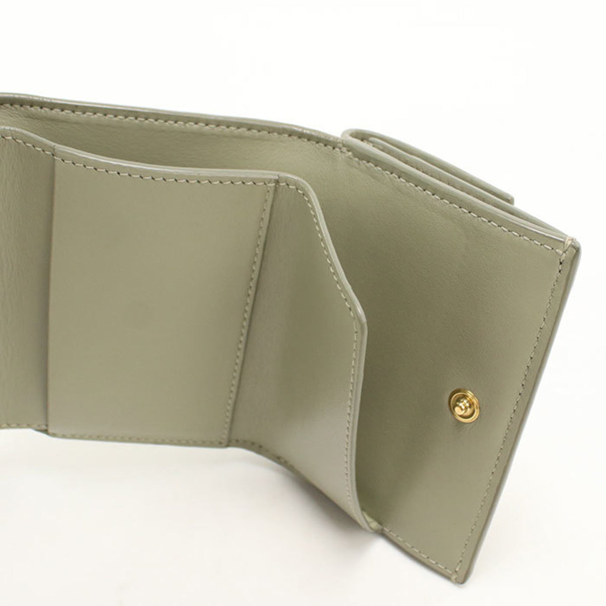 Celine Gray Leather Wallet (Tri-Fold) (Pre-Owned)
