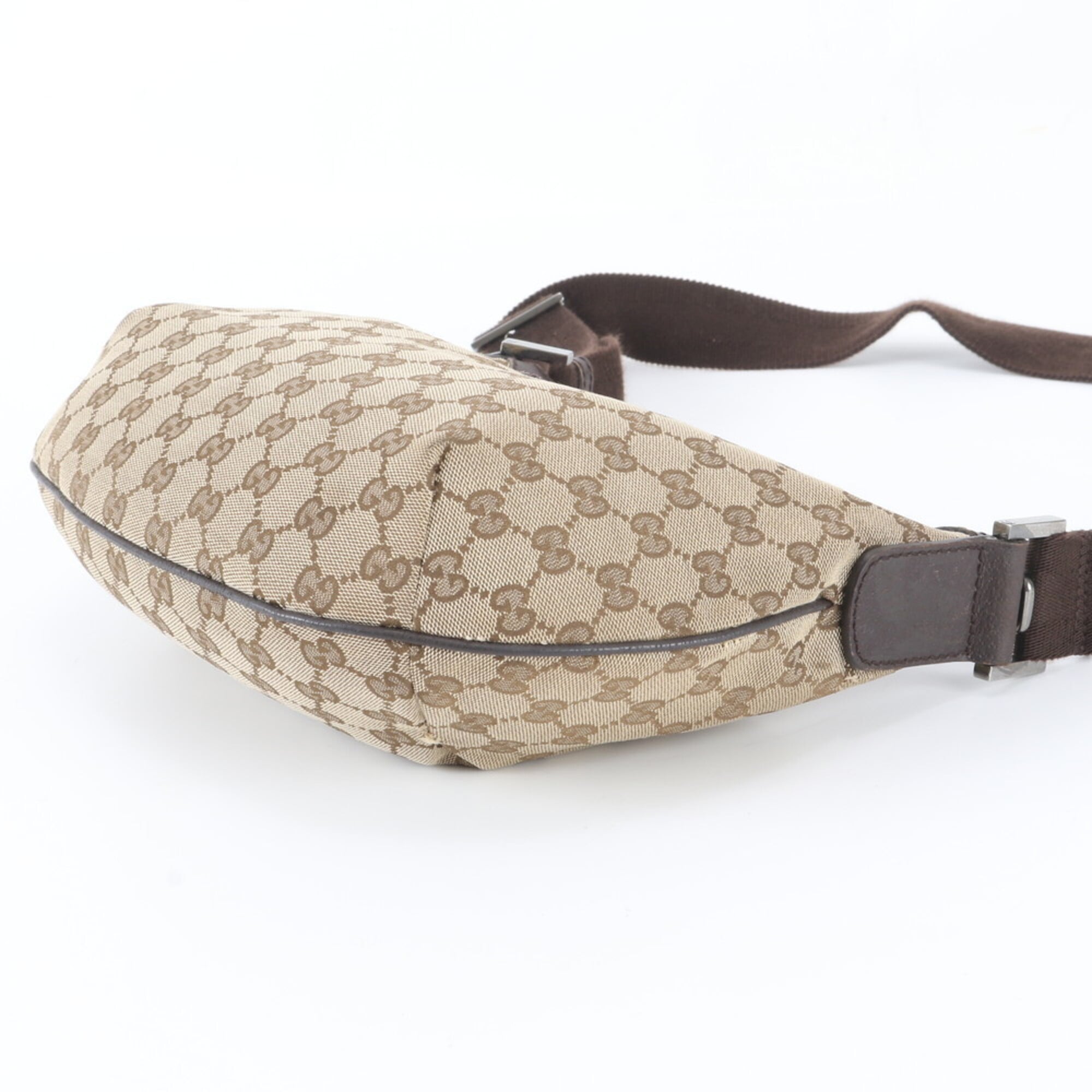 Gucci Gg Canvas Brown Gg Canvas Shoulder Bag (Pre-Owned)