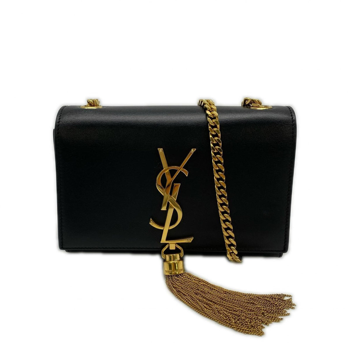Yves Saint Laurent Black Leather Shoulder Bag (Pre-Owned)