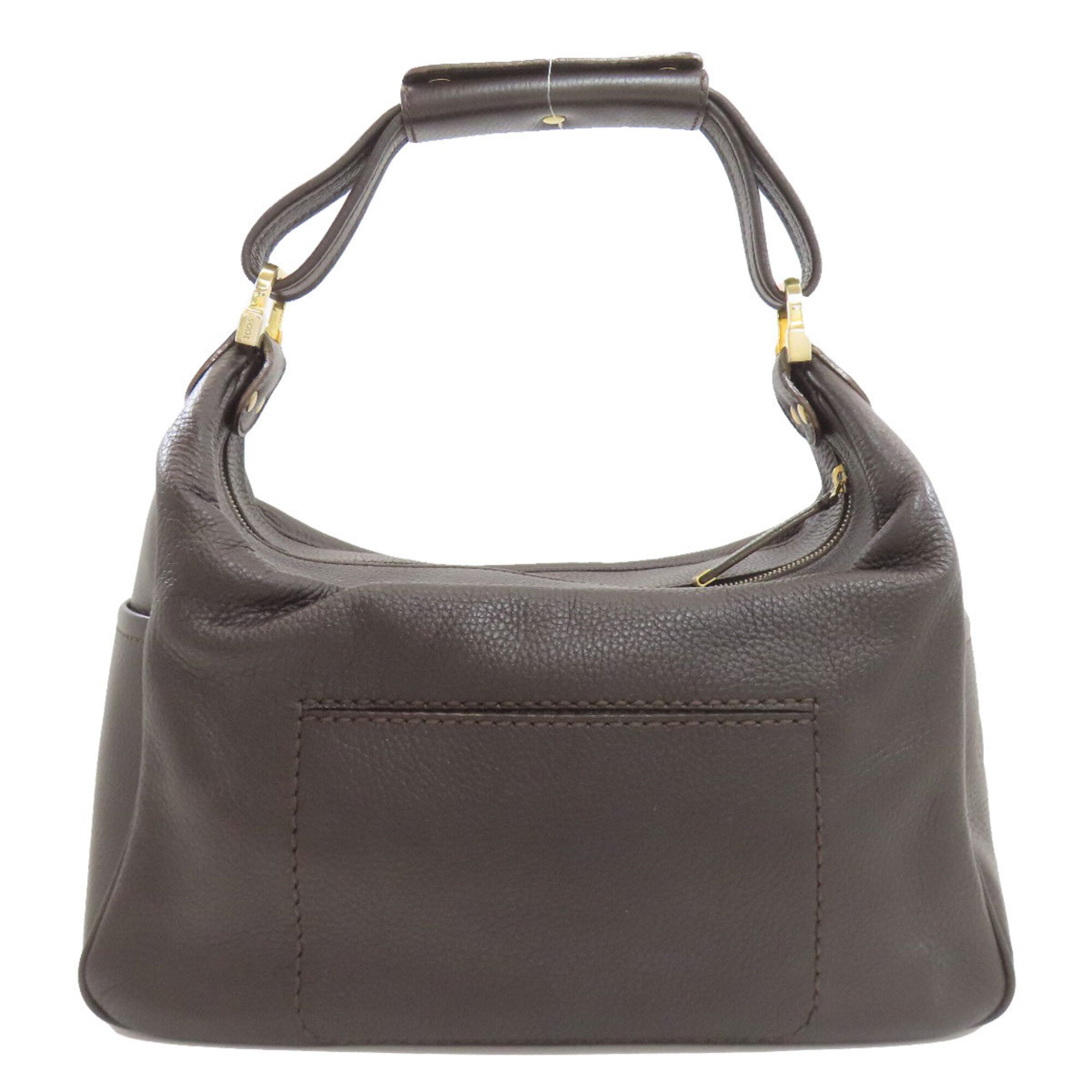 Tod's Dark Brown Leather Handbag (Pre-Owned)