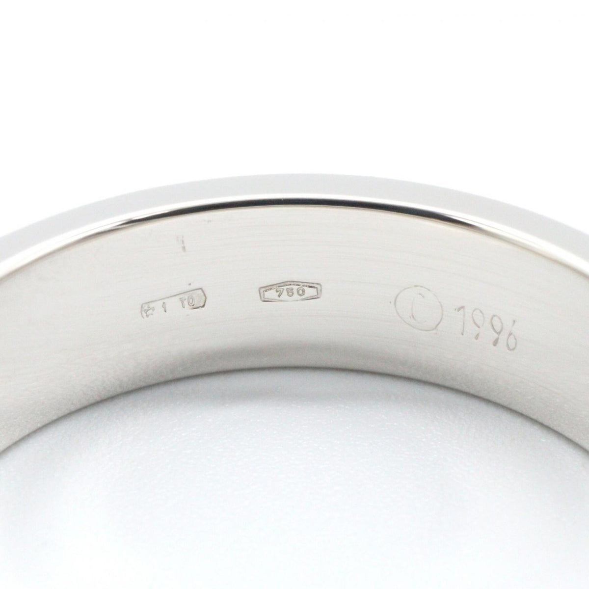 Cartier Silver White Gold (18K) Band Ring (Pre-Owned)
