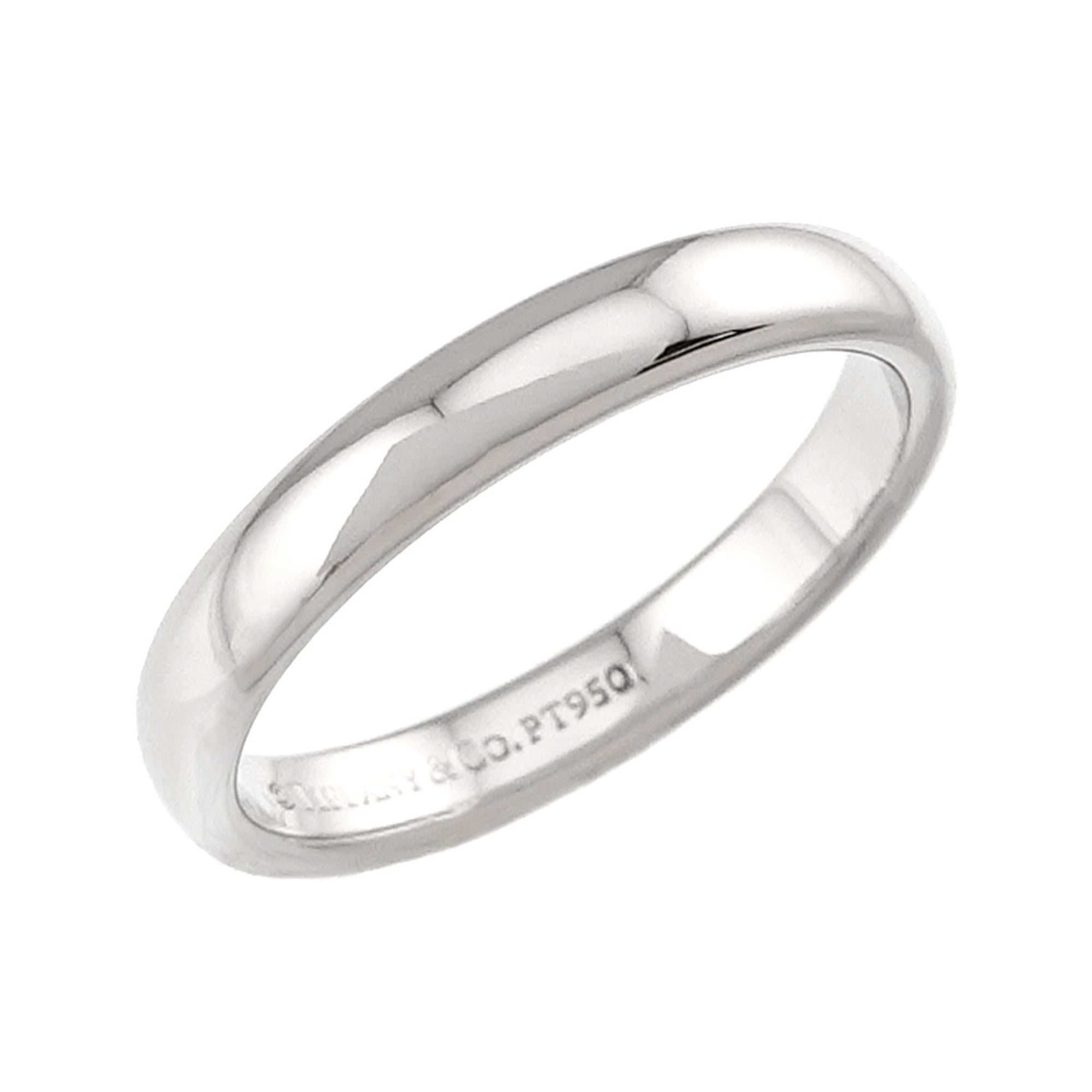 Tiffany Platinum 950 Band Ring (Pre-Owned)