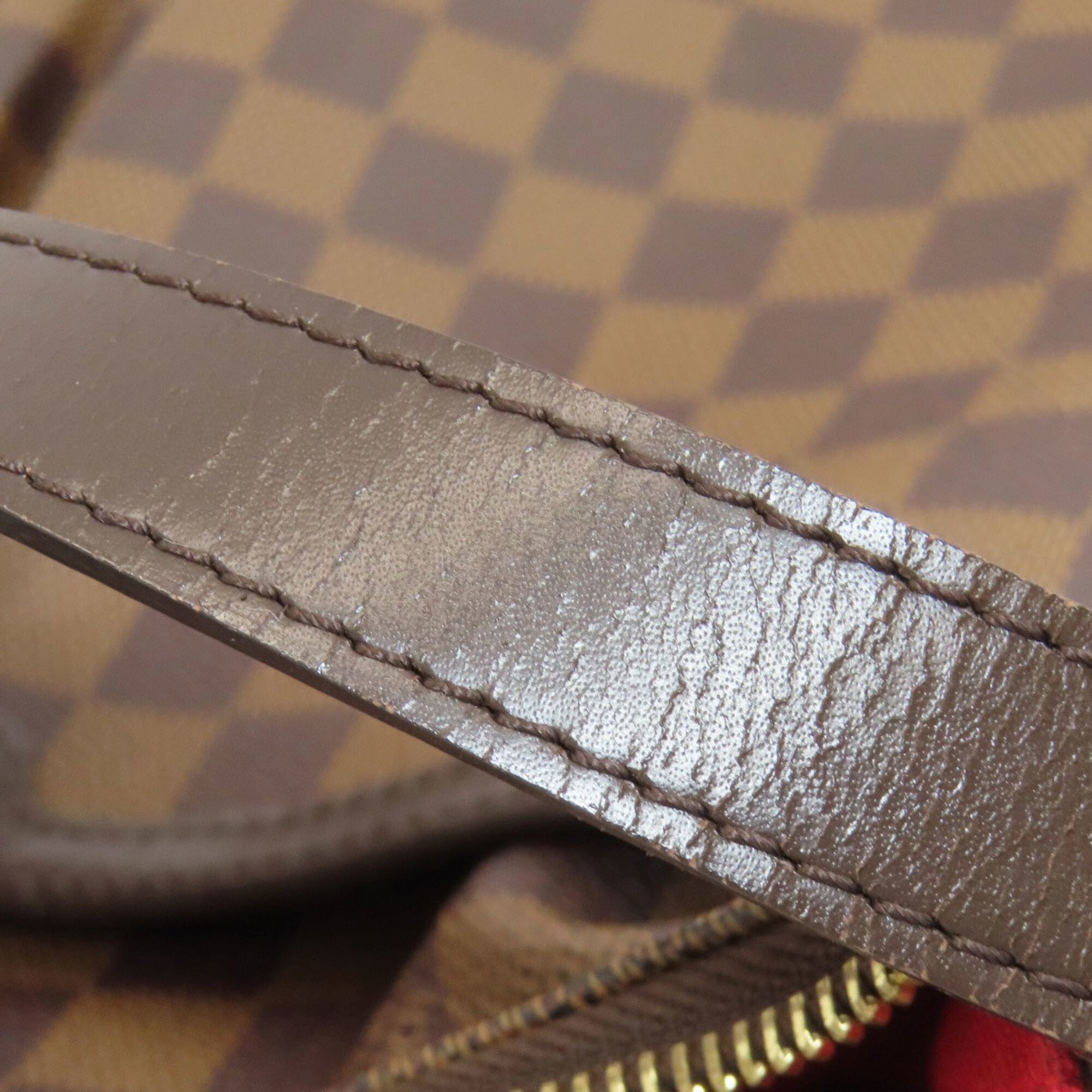 Louis Vuitton Damier Canvas Ebene Damier Canvas Shoulder Bag (Pre-Owned)