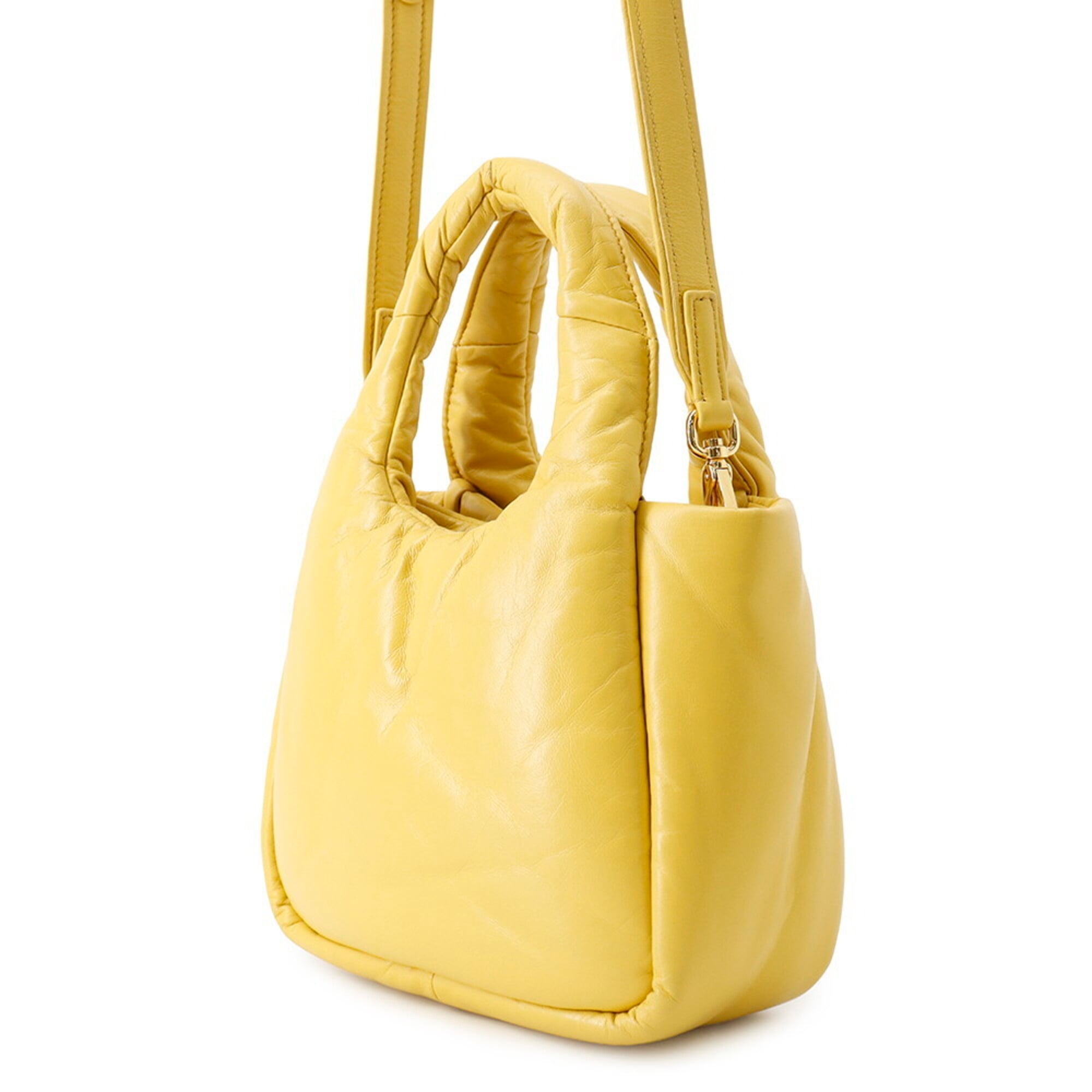 Prada Yellow Leather Handbag (Pre-Owned)