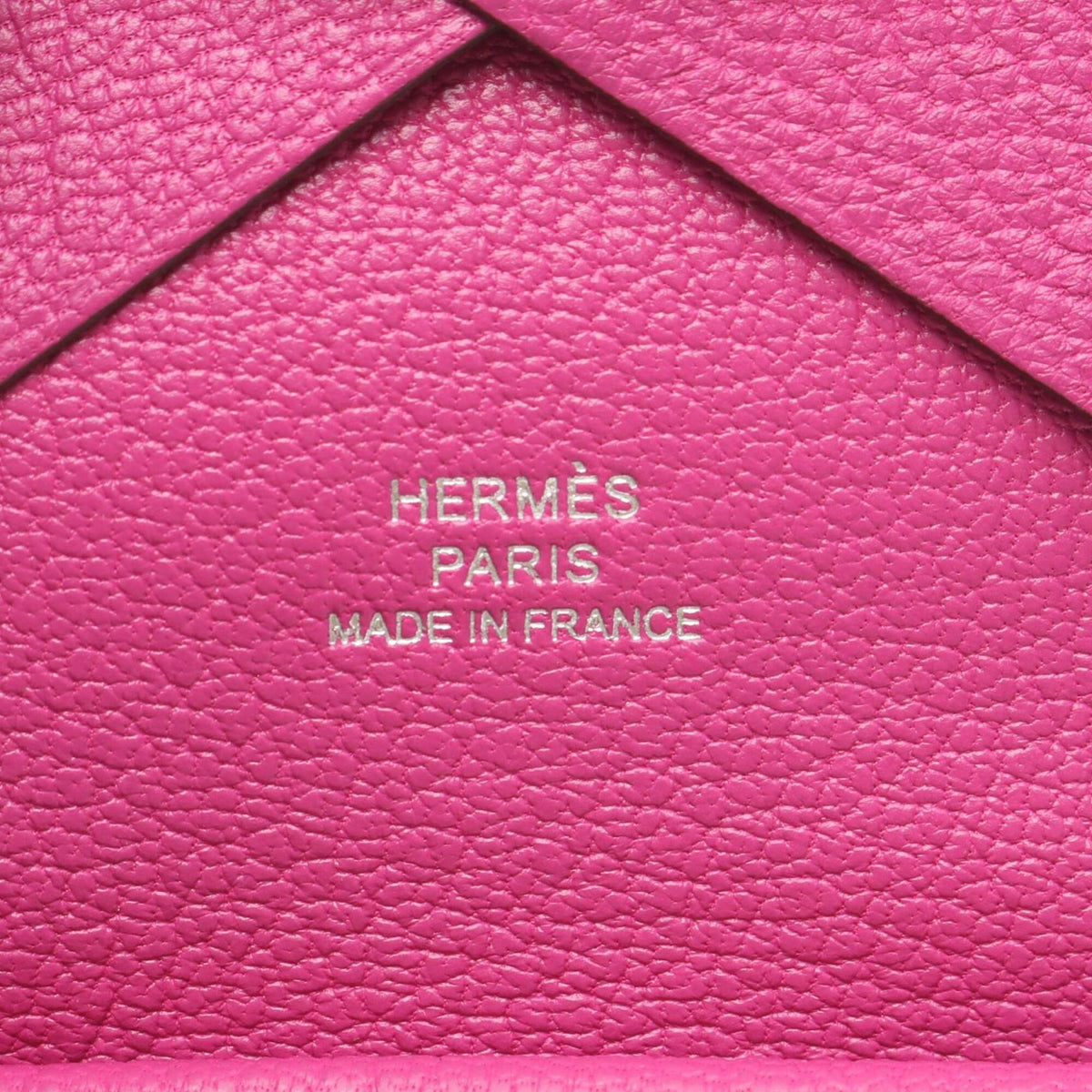 Hermes Pink Chevre Leather Coin Purse/Coin Case (Pre-Owned)