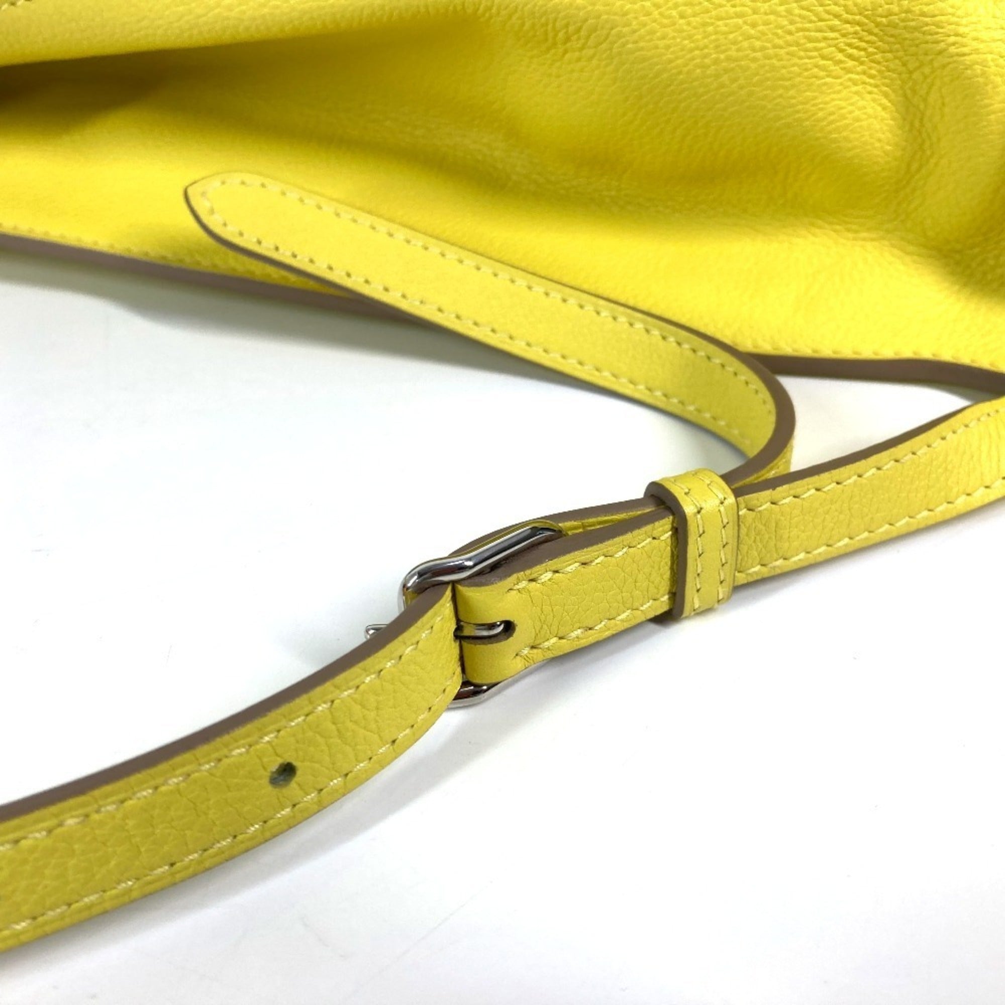 Hermes Yellow Leather Backpack (Pre-Owned)