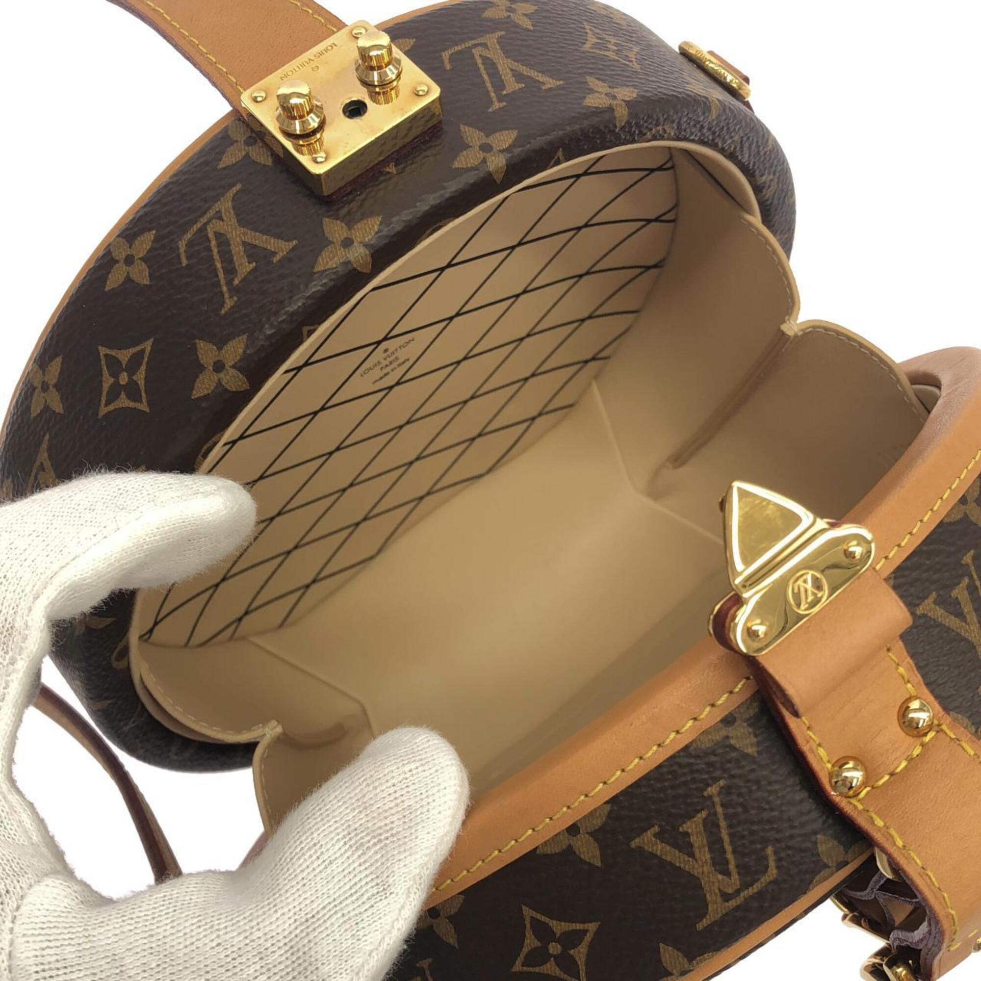 Louis Vuitton Marron Coated Canvas Handbag (Pre-Owned)