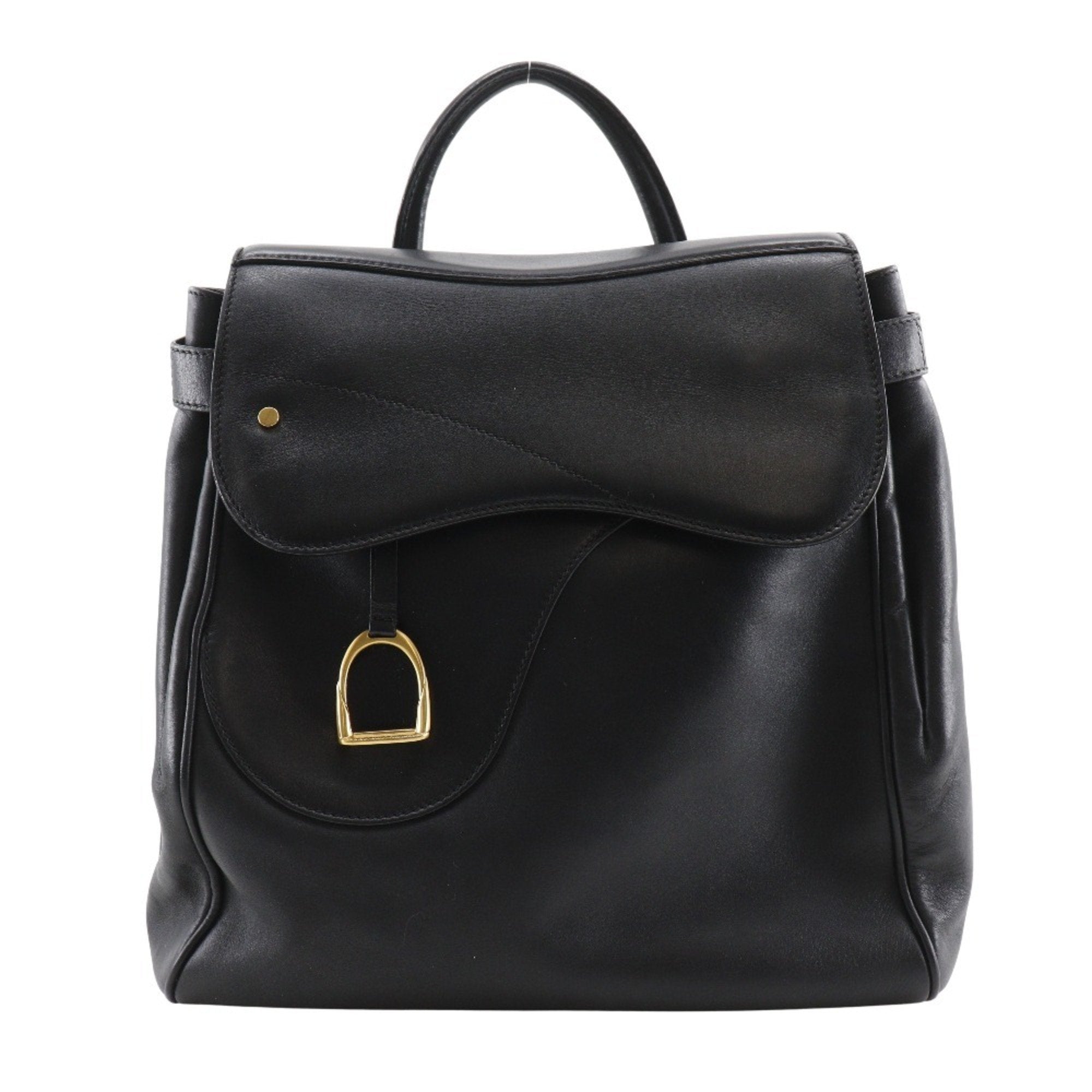 Gucci Black Leather Backpack (Pre-Owned)