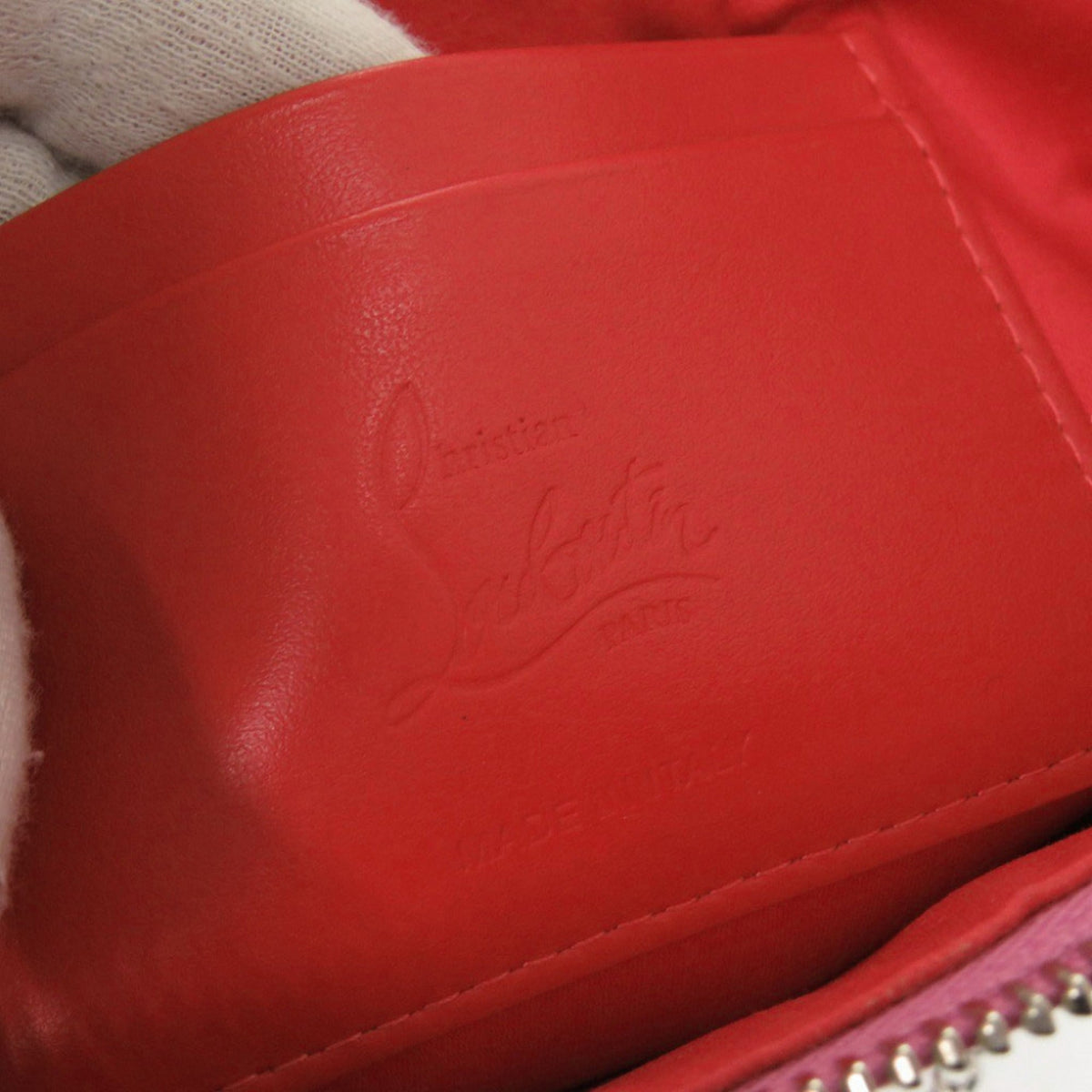 Christian Louboutin Pink Patent Leather Shoulder Bag (Pre-Owned)