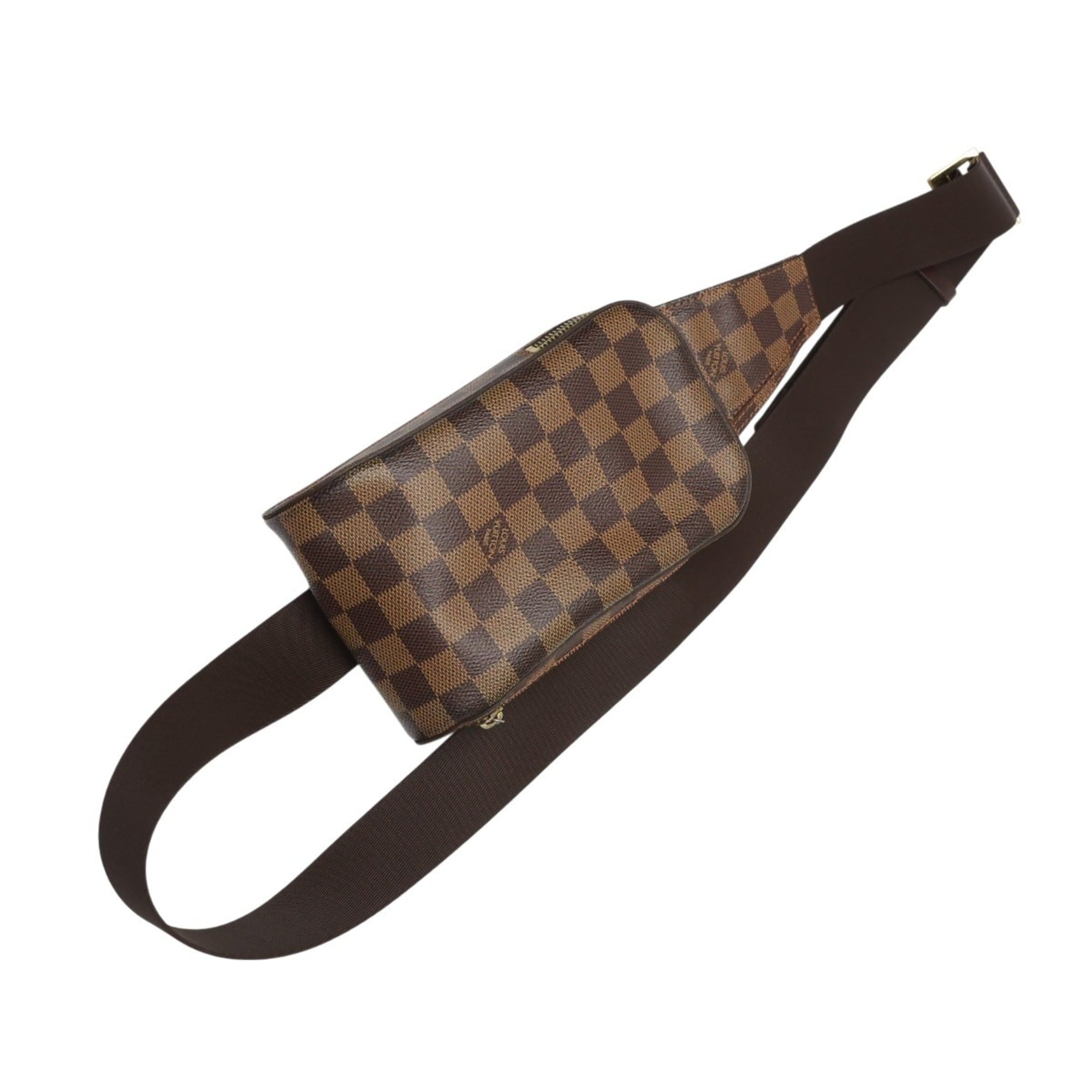 Louis Vuitton Brown Damier Canvas Ebene Damier Canvas Pouch Sling Bag (Pre-Owned)