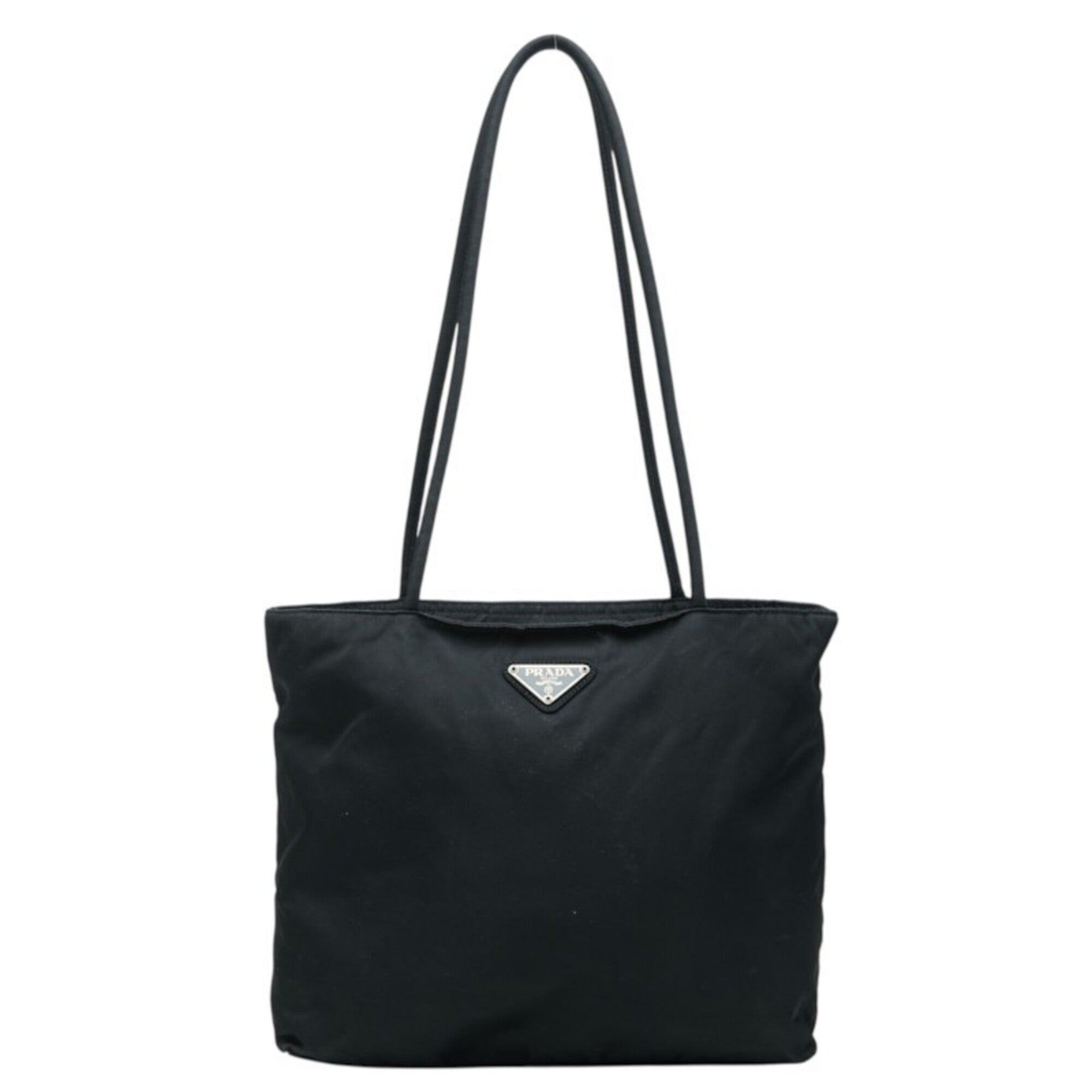 Prada Black Nylon Shoulder Bag Tote Bag (Pre-Owned)