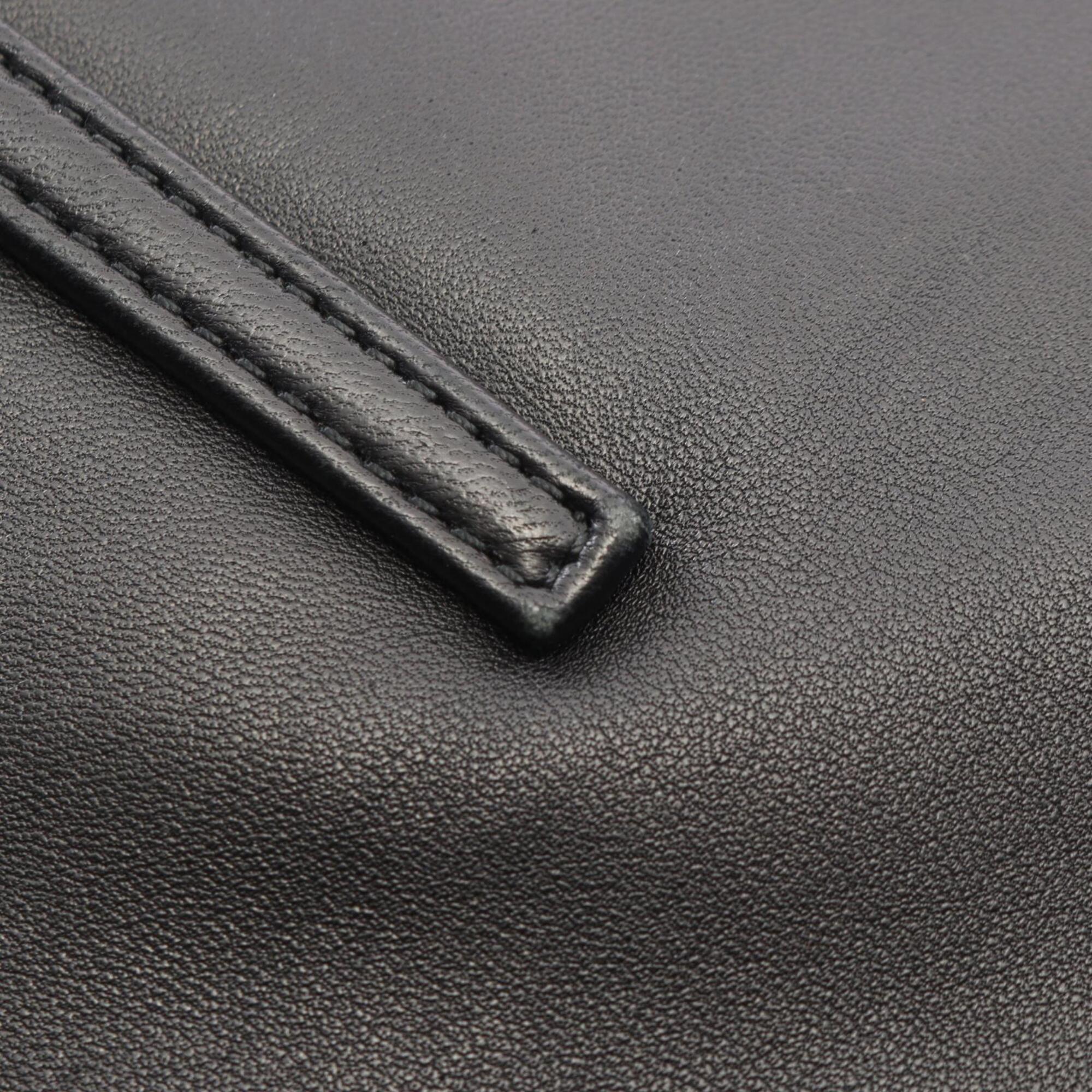 Loewe Black Leather Handbag Shoulder Bag (Pre-Owned)