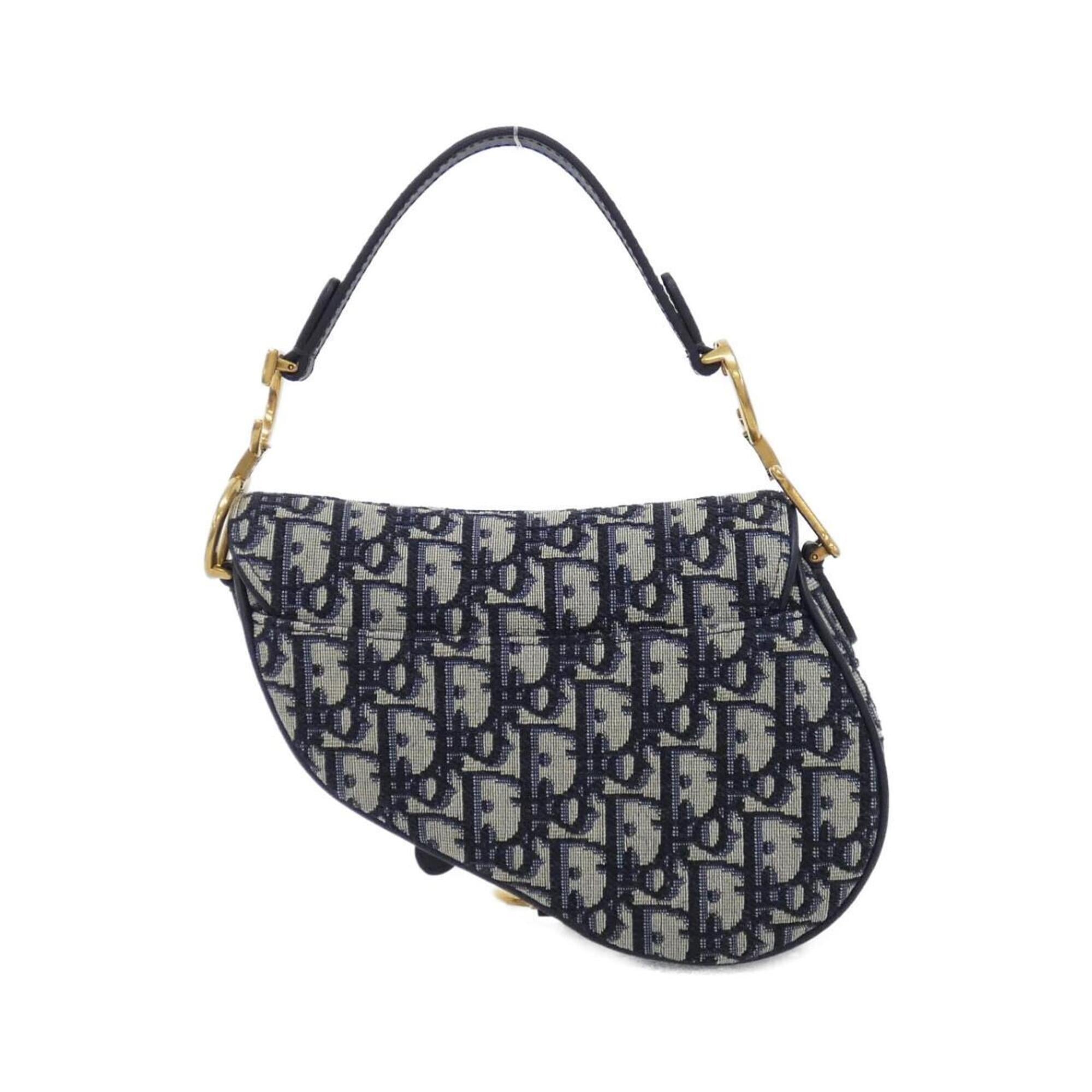 Christian Dior Blue Canvas Handbag (Pre-Owned)