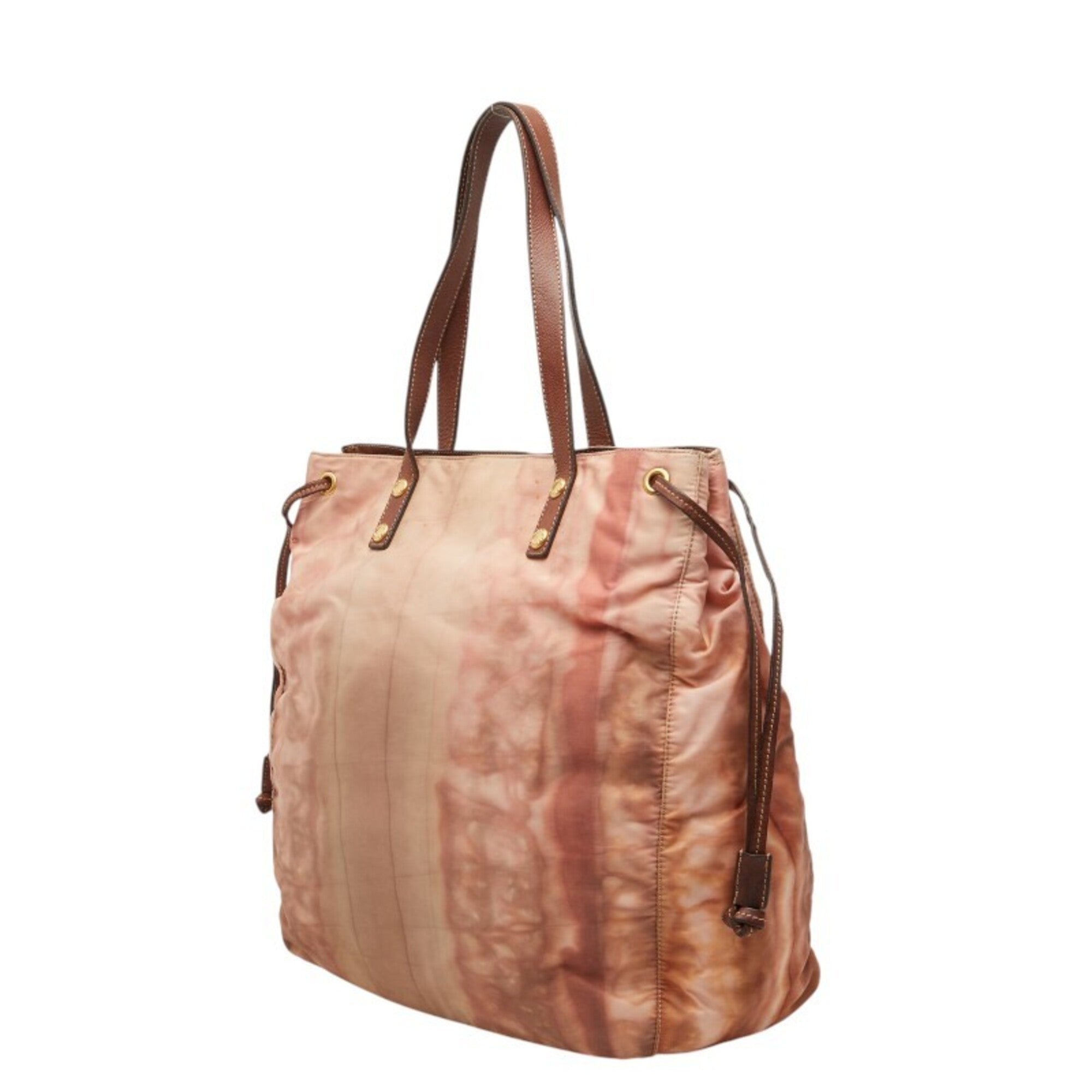 Prada Brown Nylon Tote Bag (Pre-Owned)