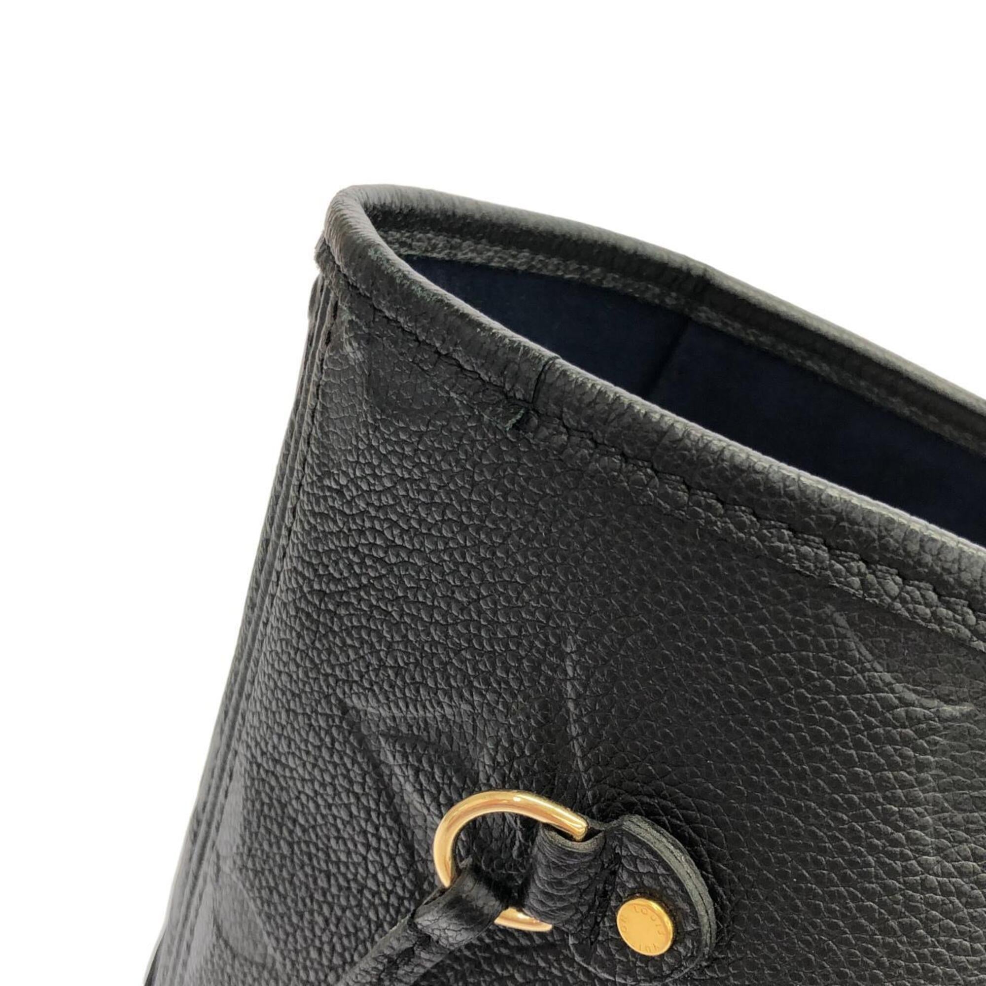 Louis Vuitton Black Leather Handbag Pouch (Pre-Owned)