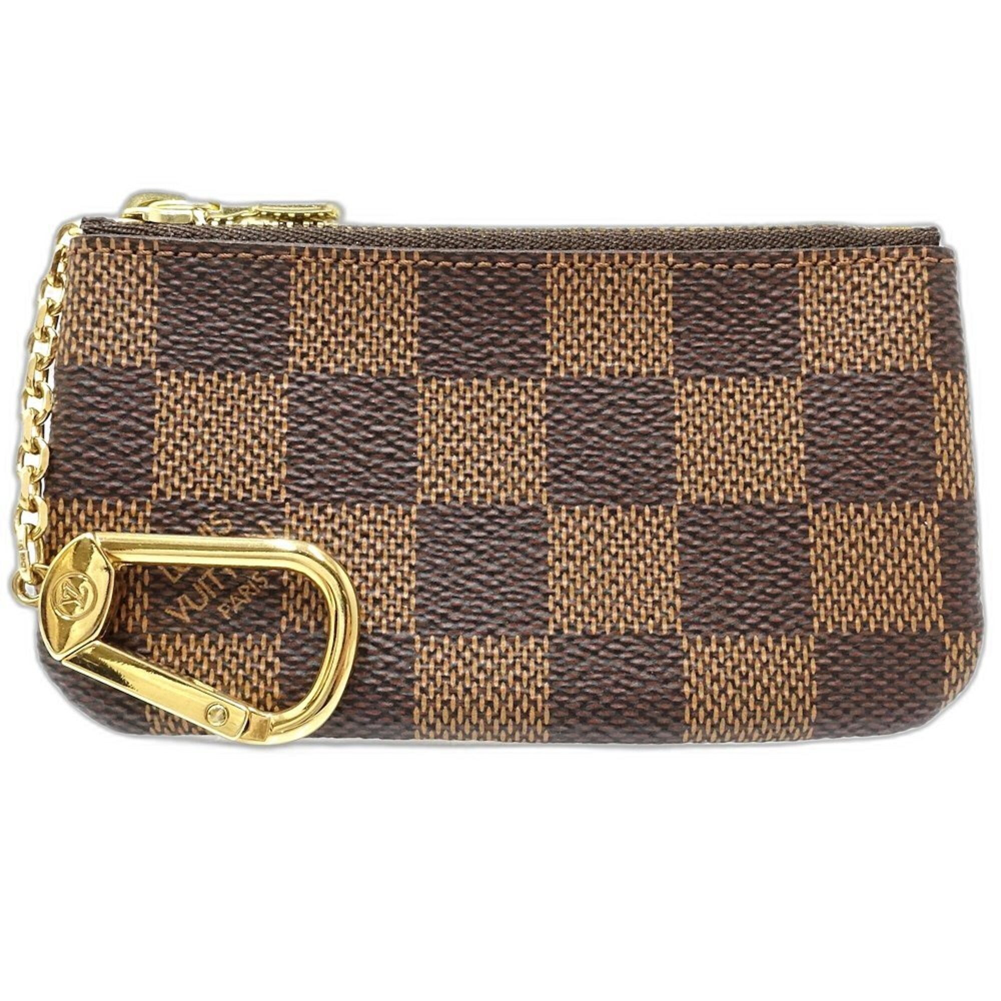 Louis Vuitton Ebene Damier Canvas Coin Purse/Coin Case (Pre-Owned)