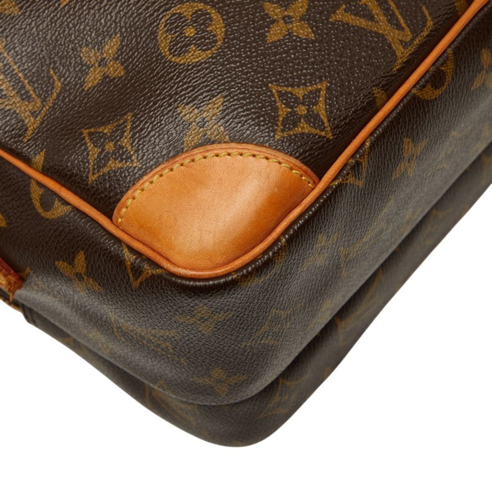 Louis Vuitton Brown Pvc Leather Shoulder Bag (Pre-Owned)