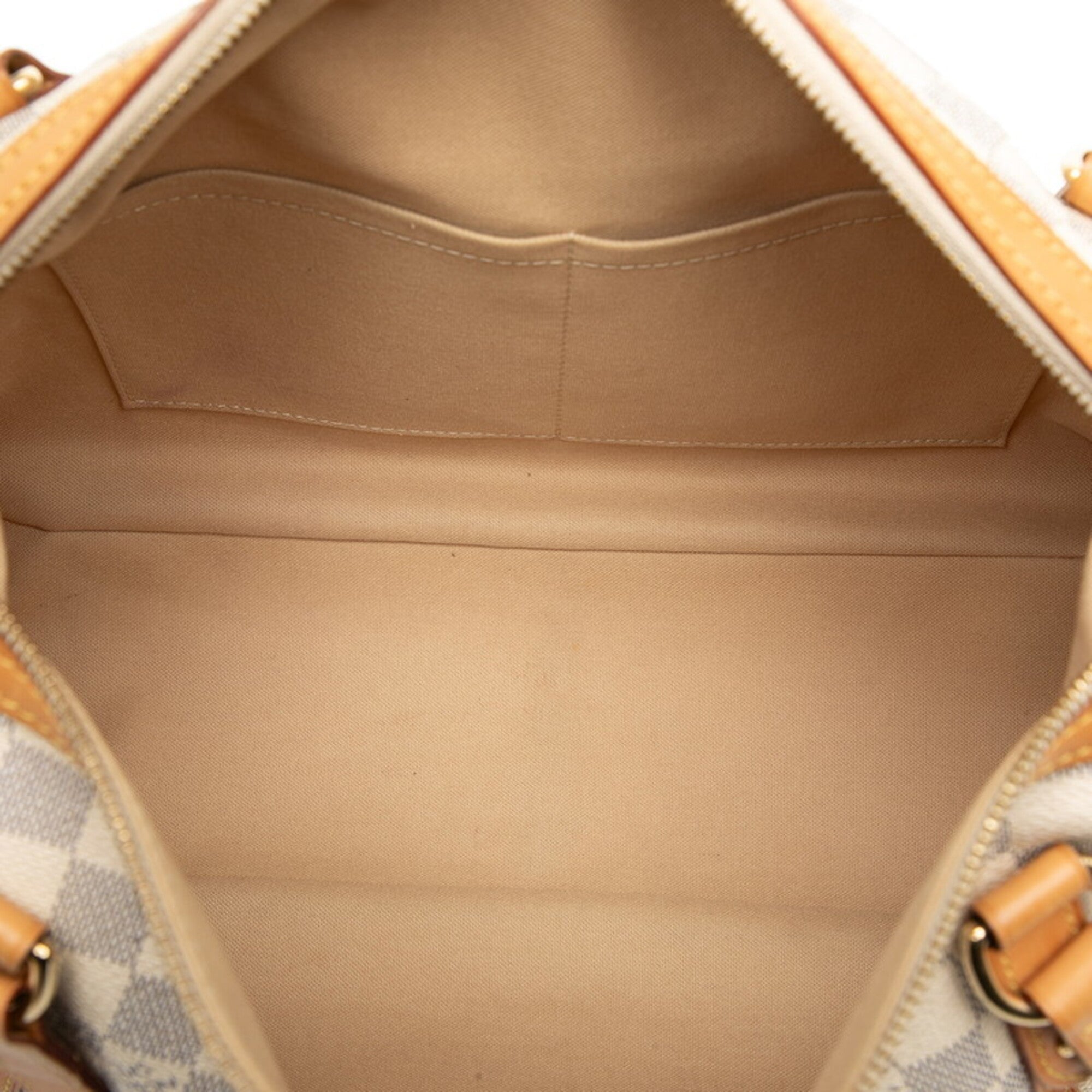 Louis Vuitton Damier Azur Ivory White Pvc Leather Handbag Shoulder Bag (Pre-Owned)