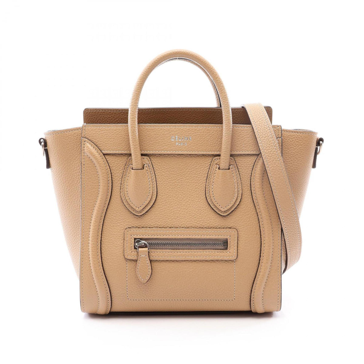Celine Beige Leather Handbag (Pre-Owned)