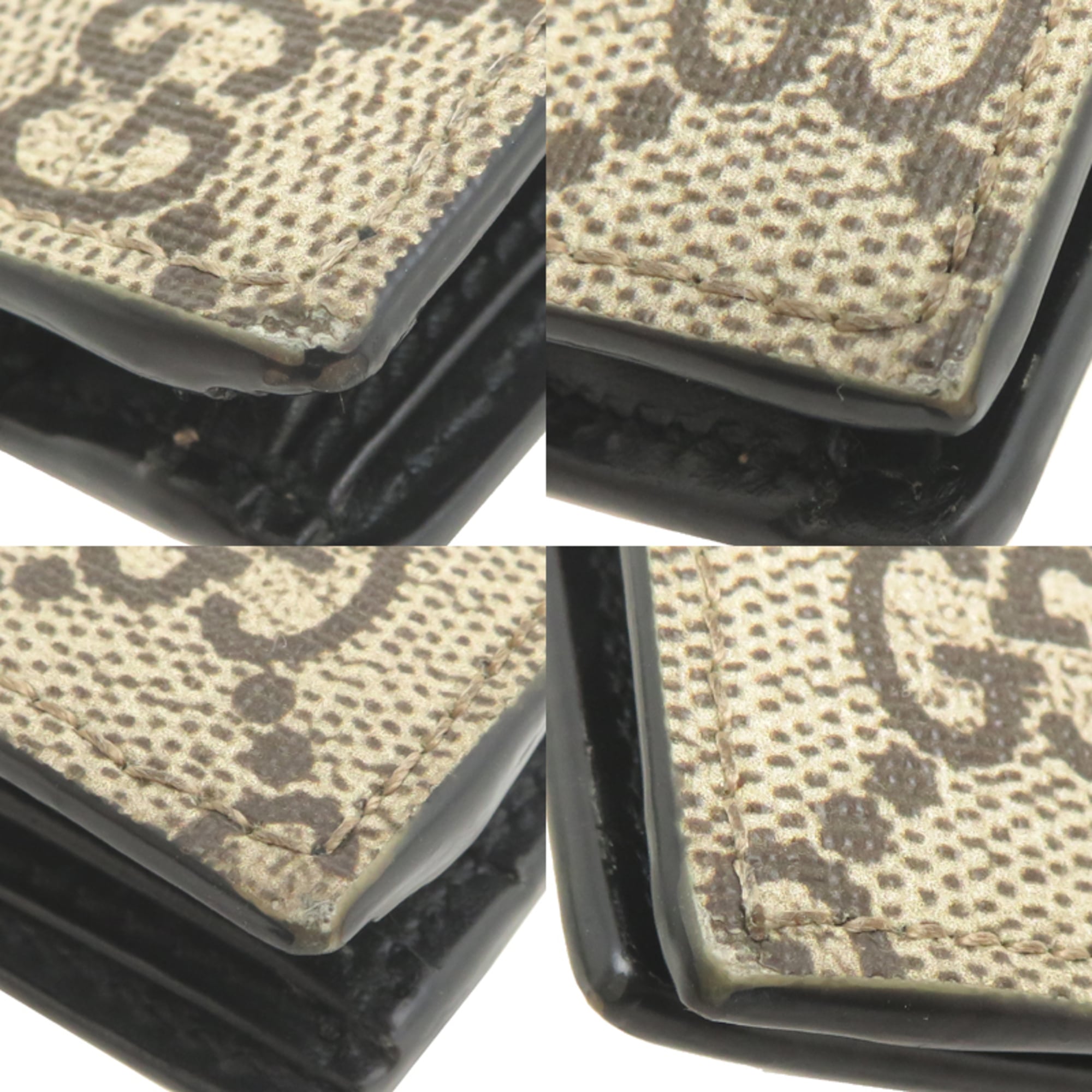 Gucci Gg Supreme Leather Wallet (Bi-Fold) (Pre-Owned)