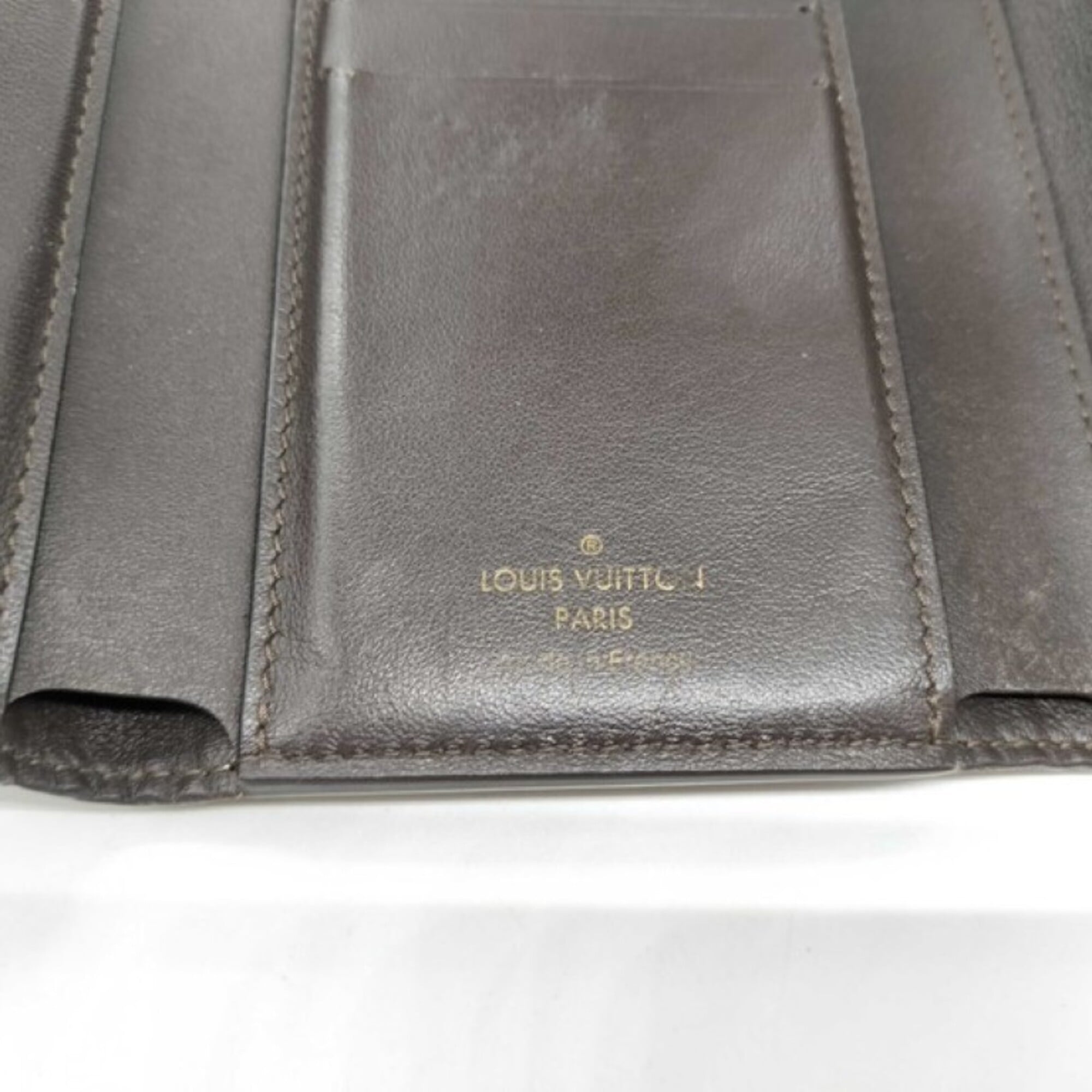 Louis Vuitton Beige Galle Wallet (Tri-Fold) (Pre-Owned)