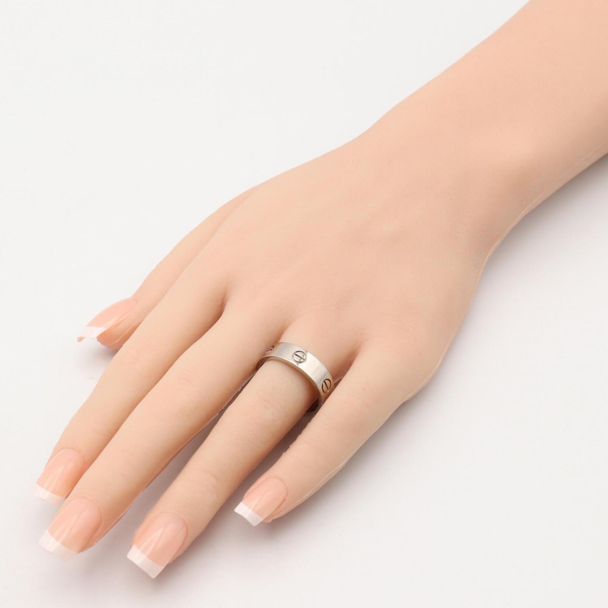 Cartier Silver White Gold (18K) Band Ring (Pre-Owned)