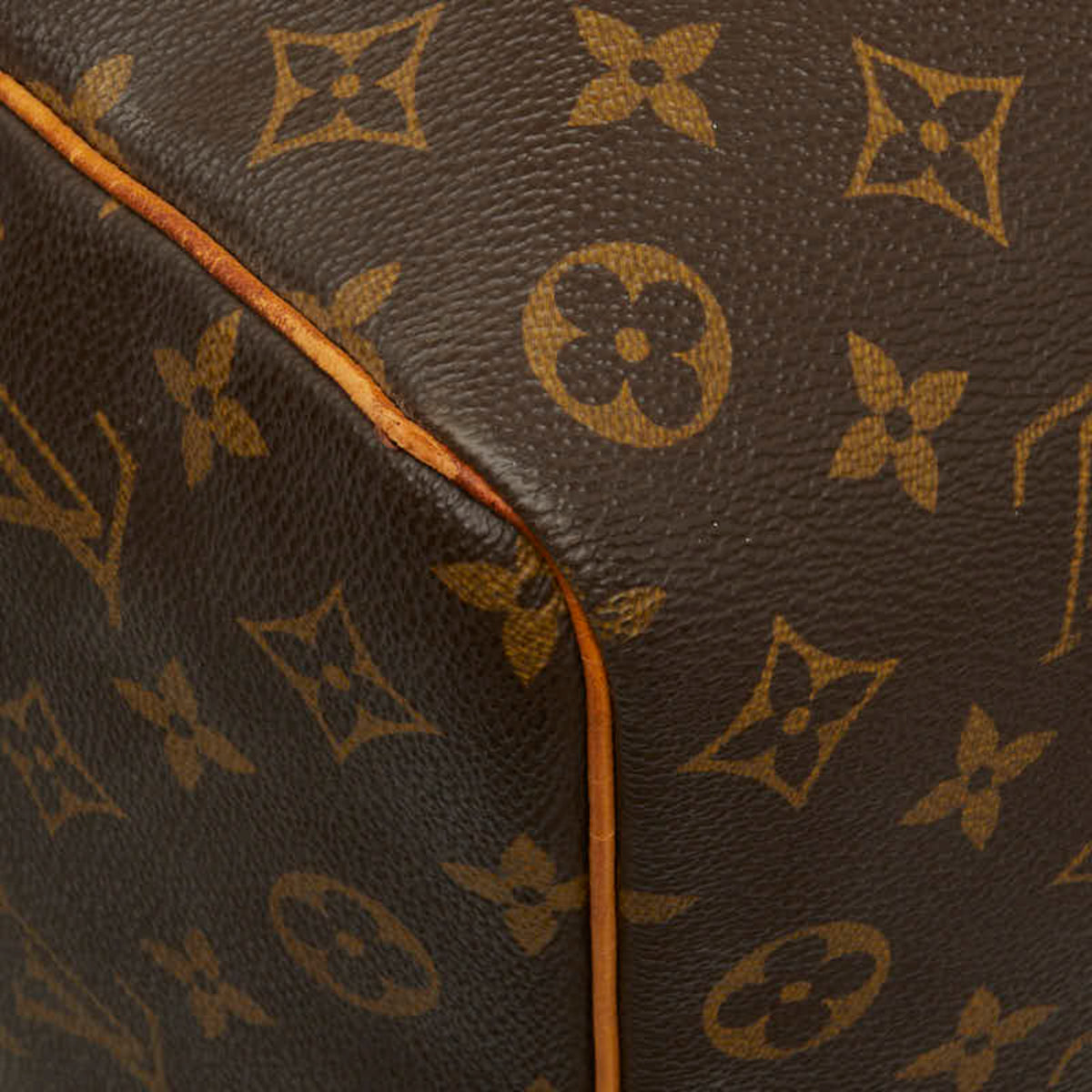 Louis Vuitton Monogram Brown Pvc Leather Boston Bag (Pre-Owned)